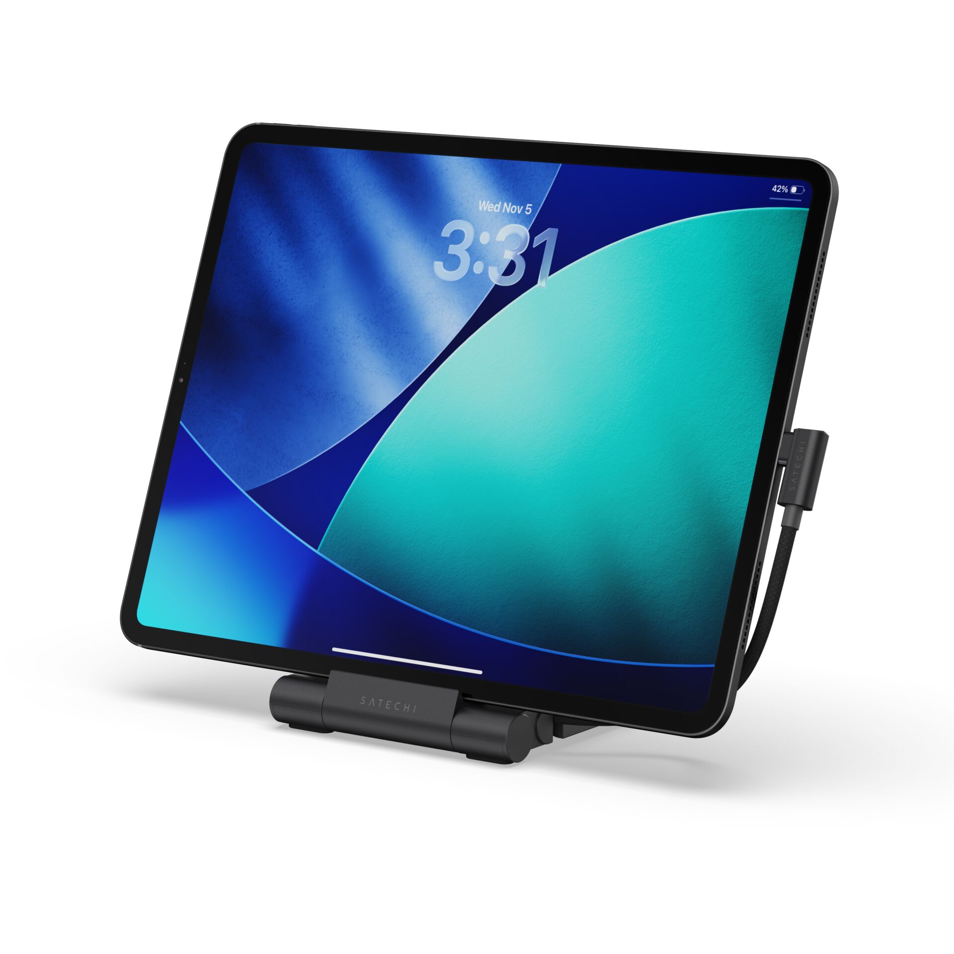 tablet, iPad, ständer, USB-C, hüllenlos