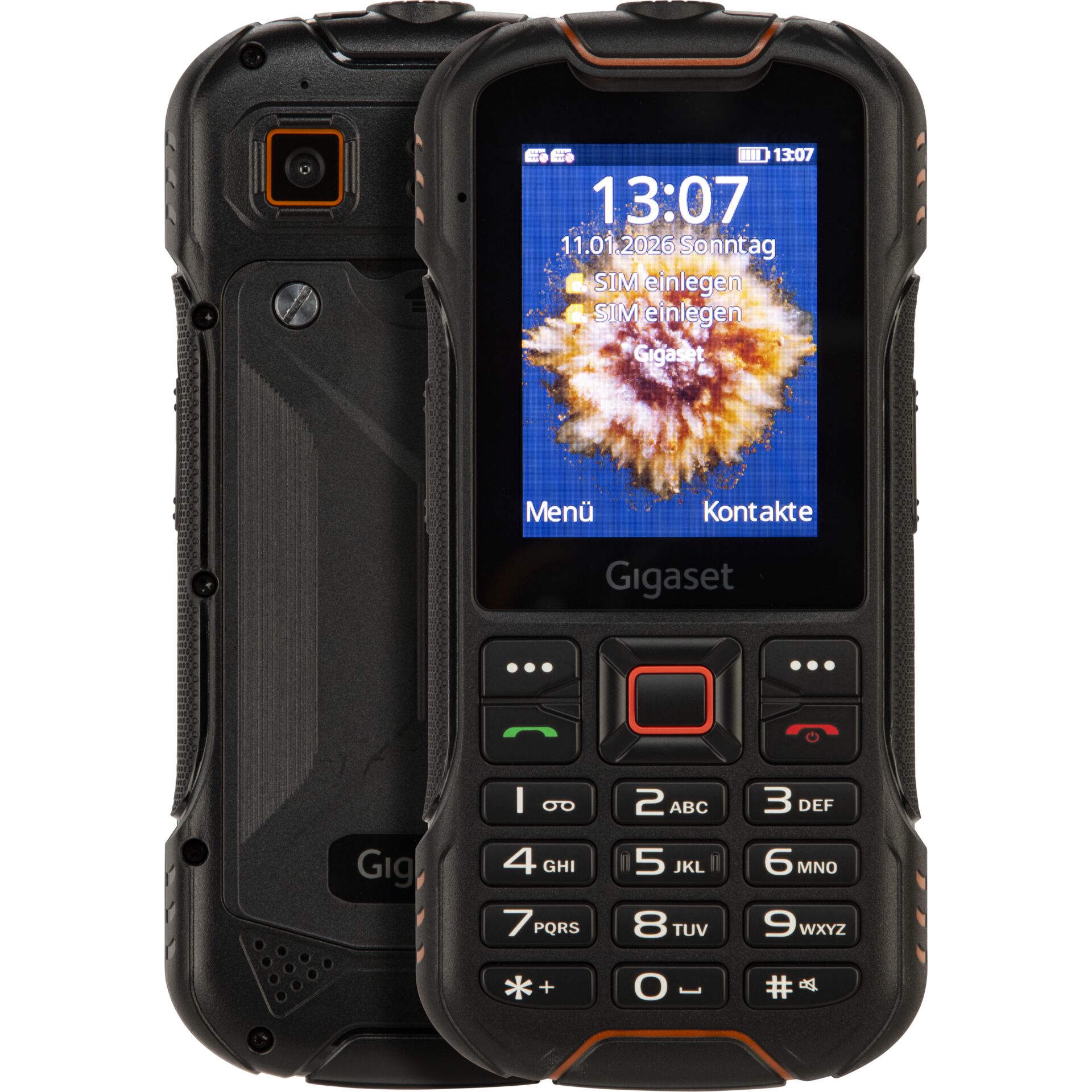 Knochenhülle, Gigaset, Schwarz, Kunststoffgehäuse, Tastenhandy