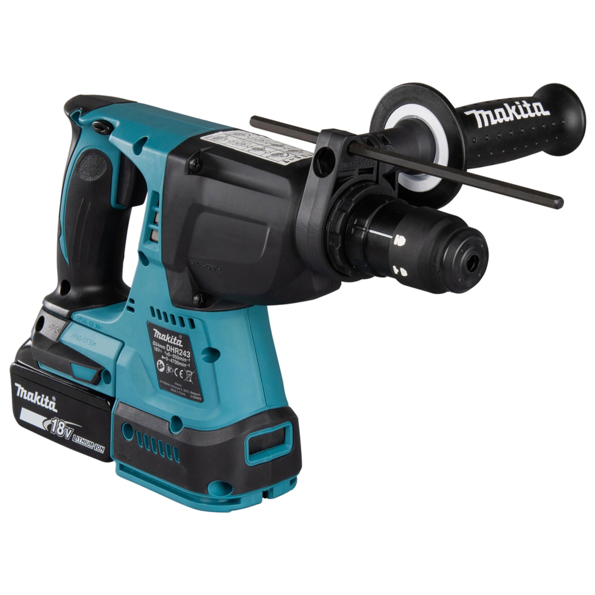 Akku-Bohrhammer, Kombihammer, Makita, 18V, Spindelarretter