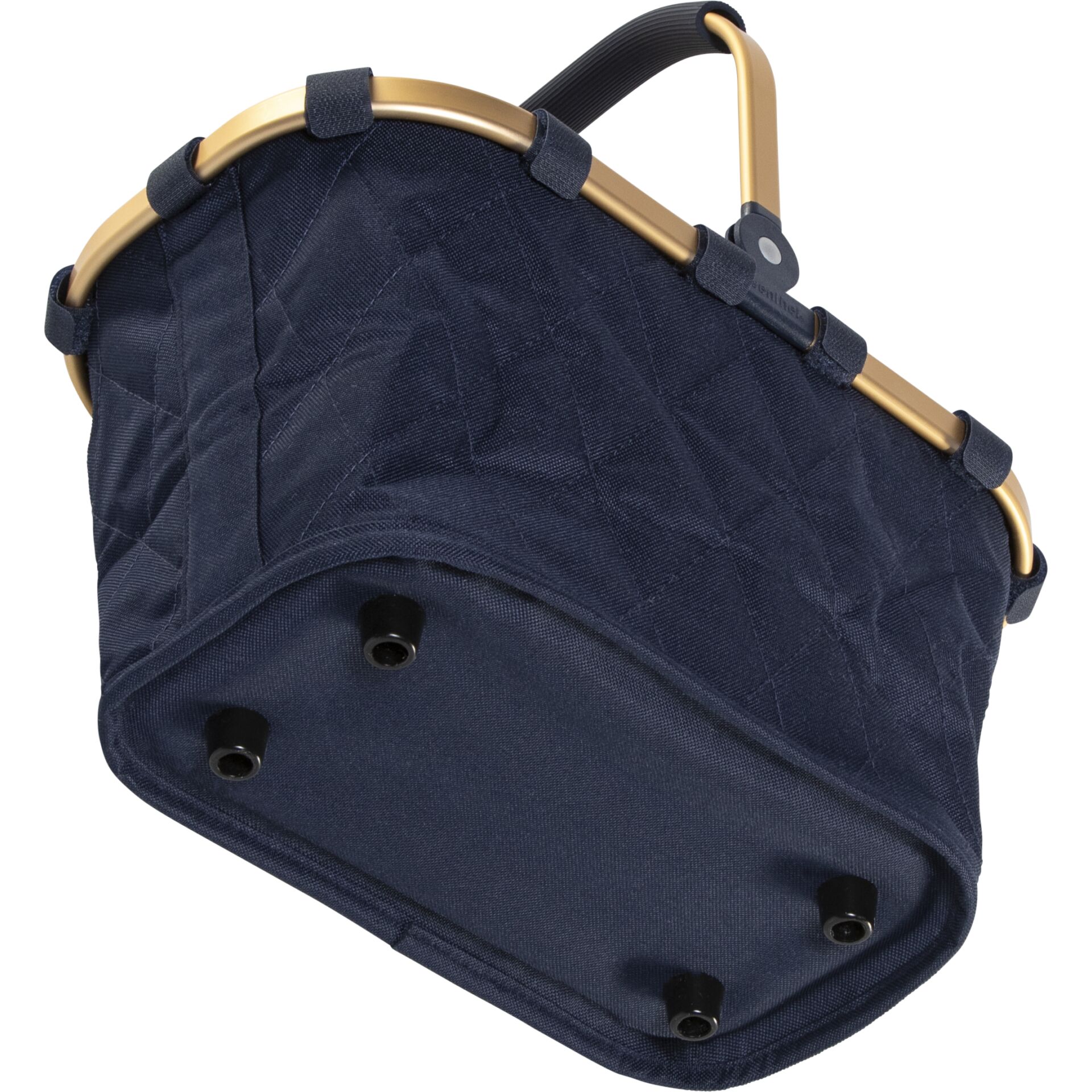 Tasche, Tragegriff, Karo(Nachbildung), Navy, Kofferbodenfüße