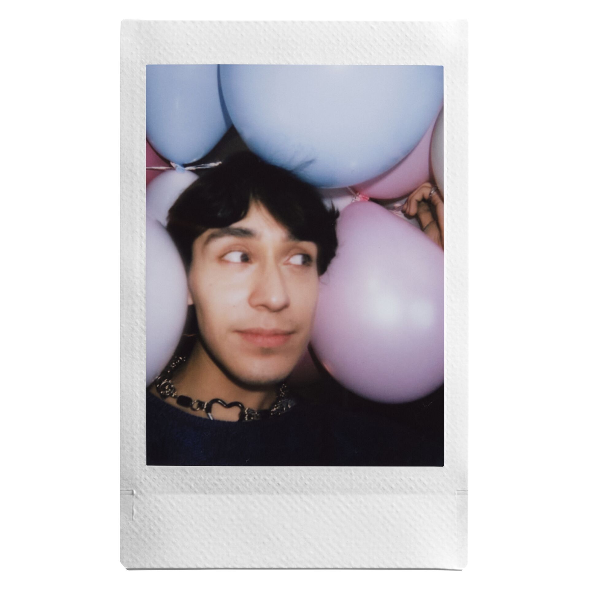 Polaroid, Portrait, Ballons, Luftballons, Kette