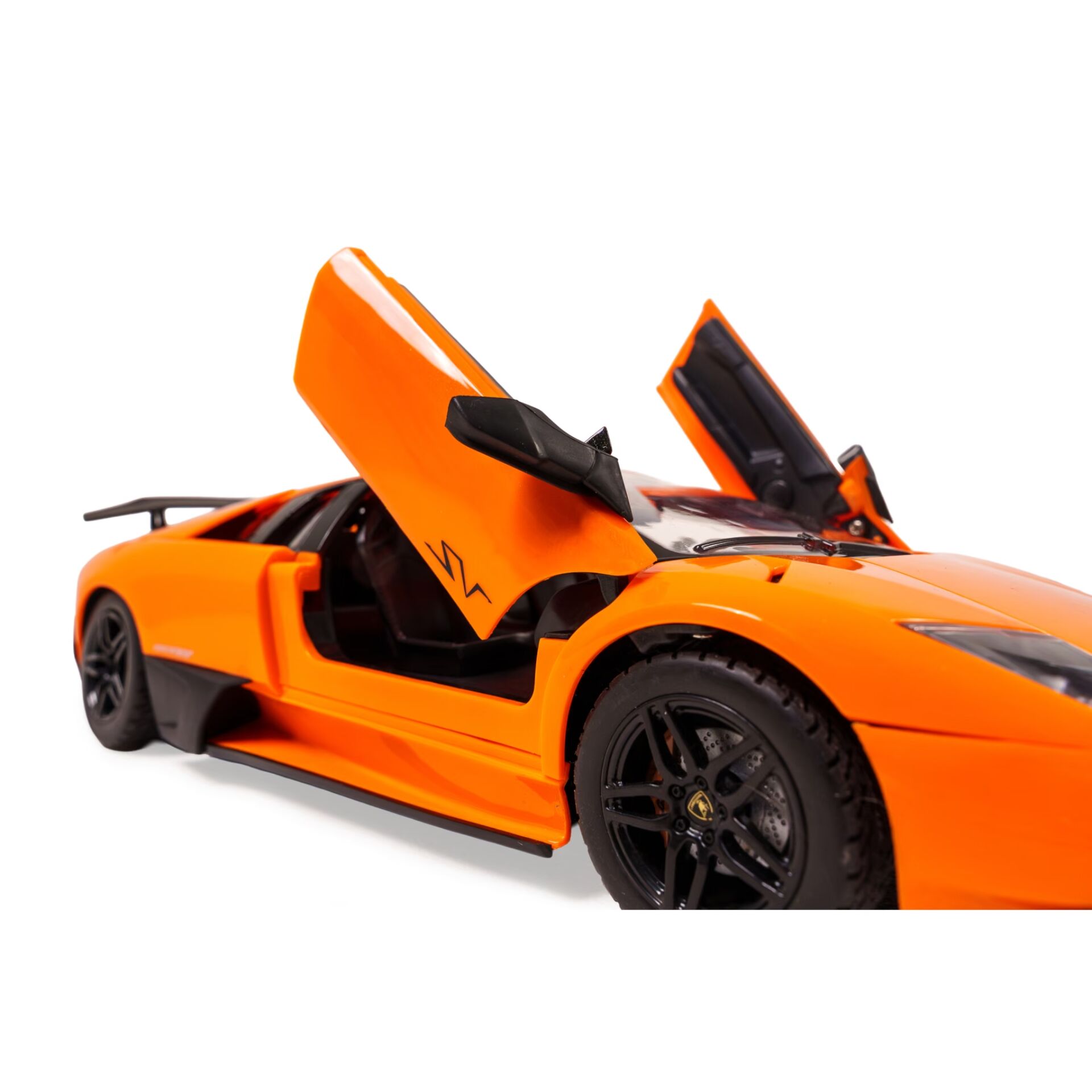 Sports car, Tür offen, Orangene Farbe, Niedrige Haltung, Rennrad