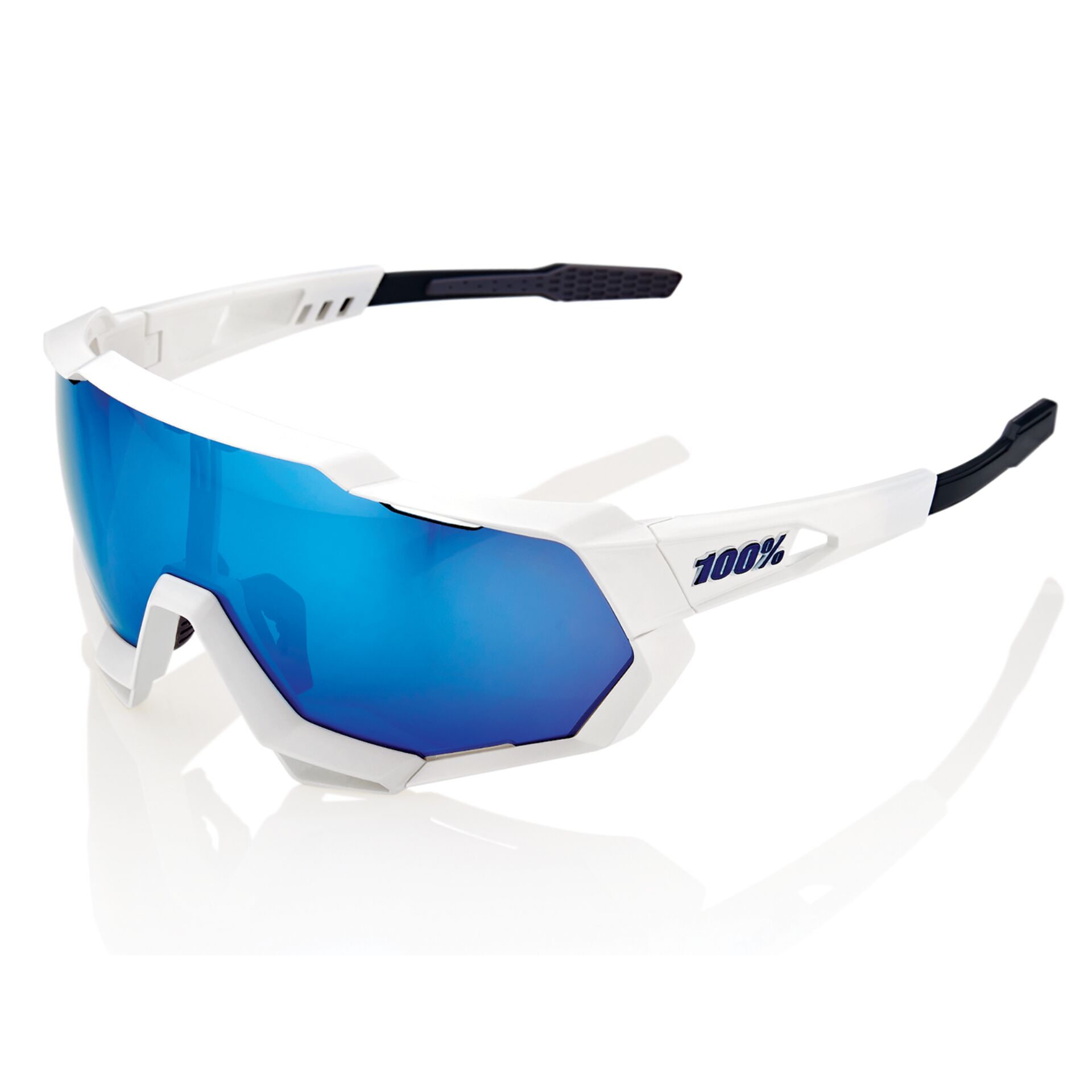 100percent Speedtrap - HiPER  Mirror Lens Matte White