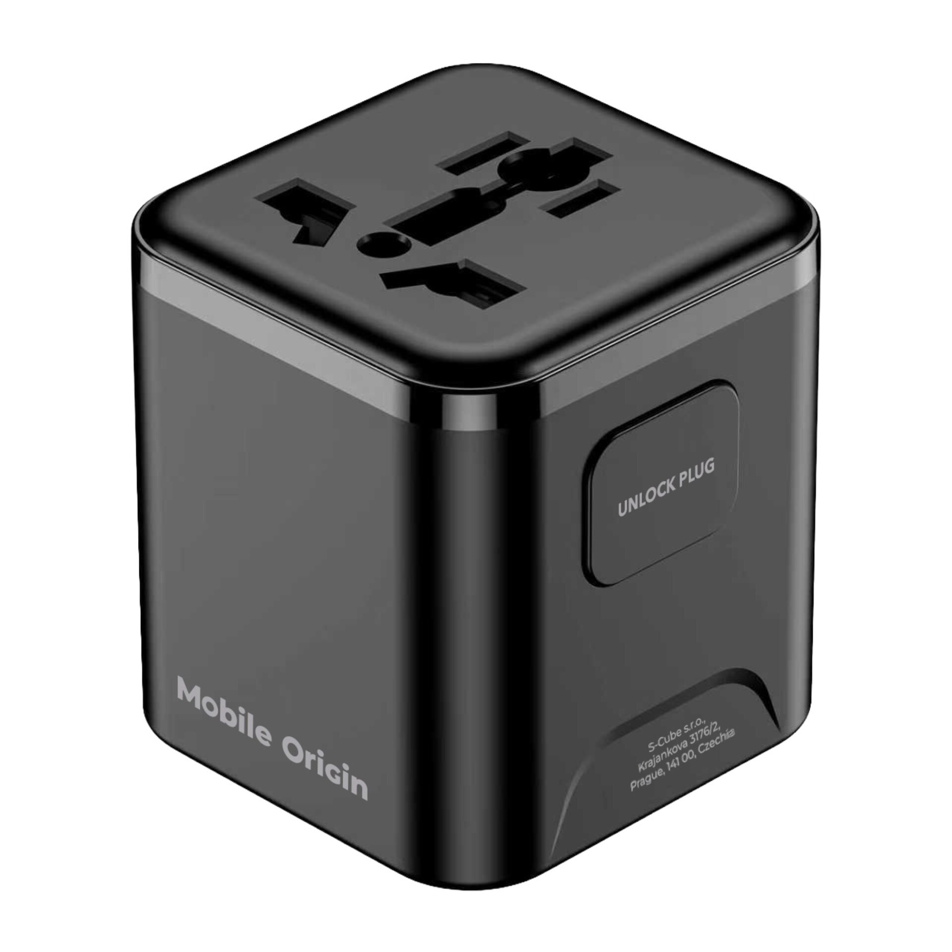 Adapter, Plug, USB-C, Reise, Würfel