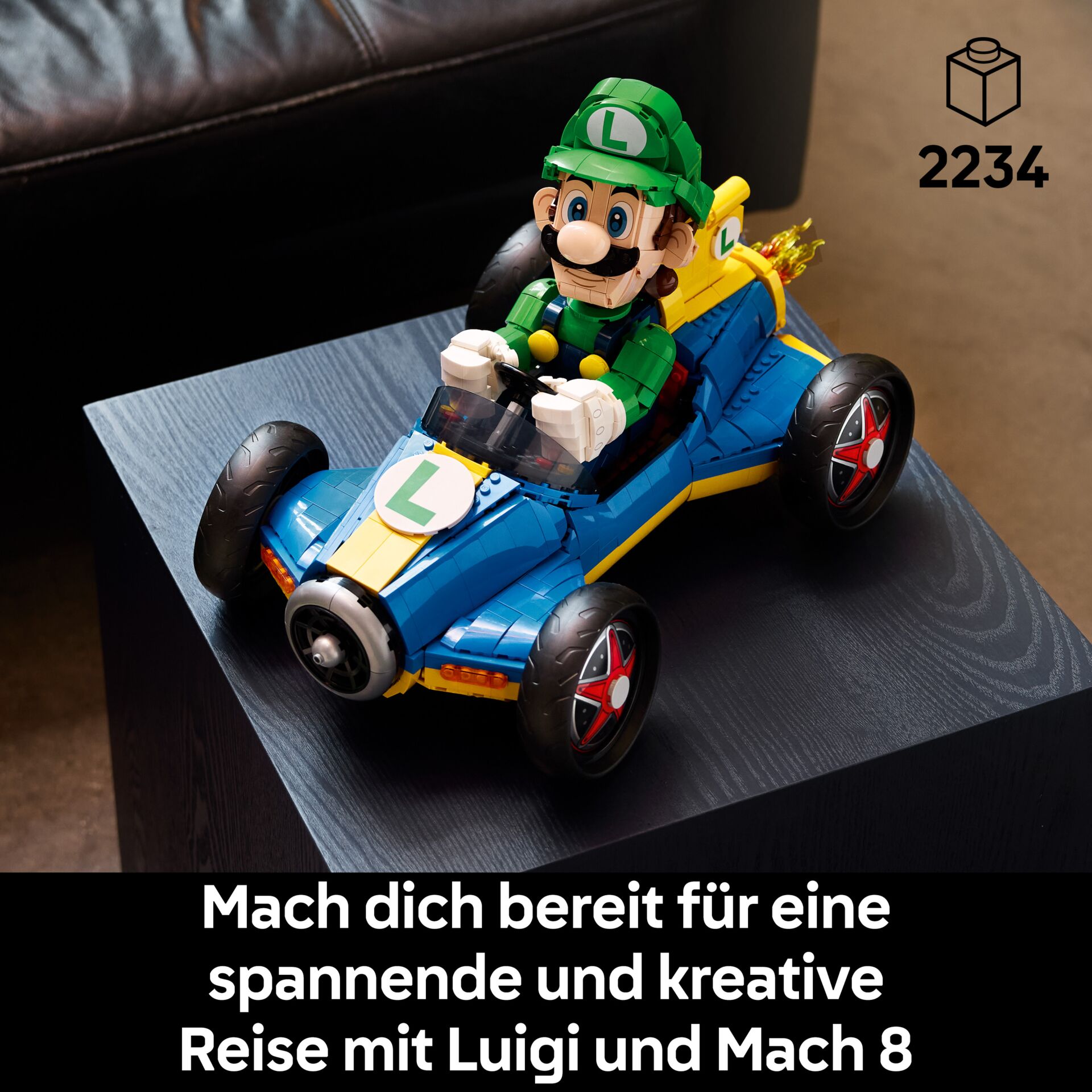 LEGO, Kleinstauto, Wagen, Luigi, Rennauto