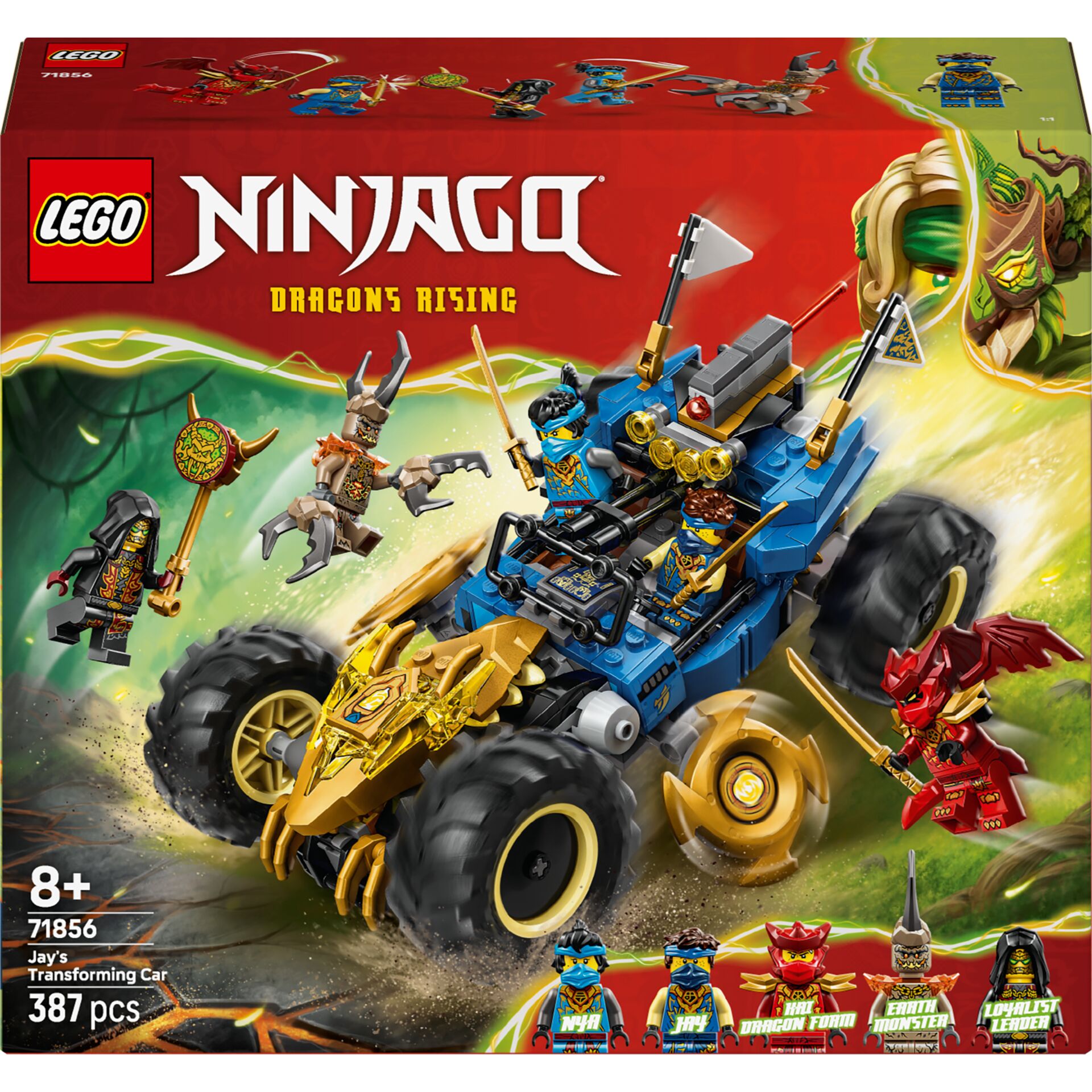 LEGO NINJAGO 71856  Jays Transformationsflitzer