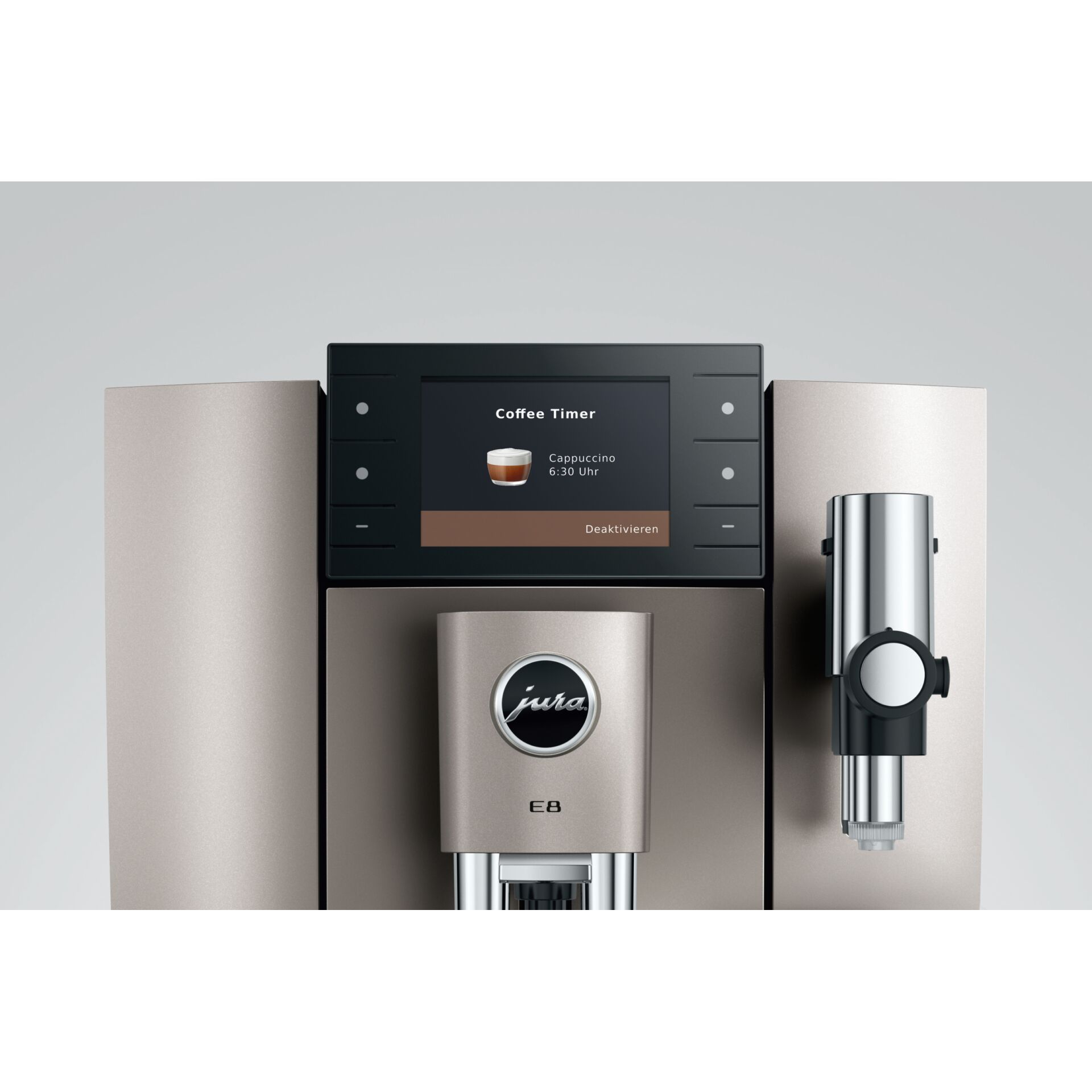 Kaffeemaschine, Kaffeeautomat, Touchscreen, E8, Milchaufschäumer