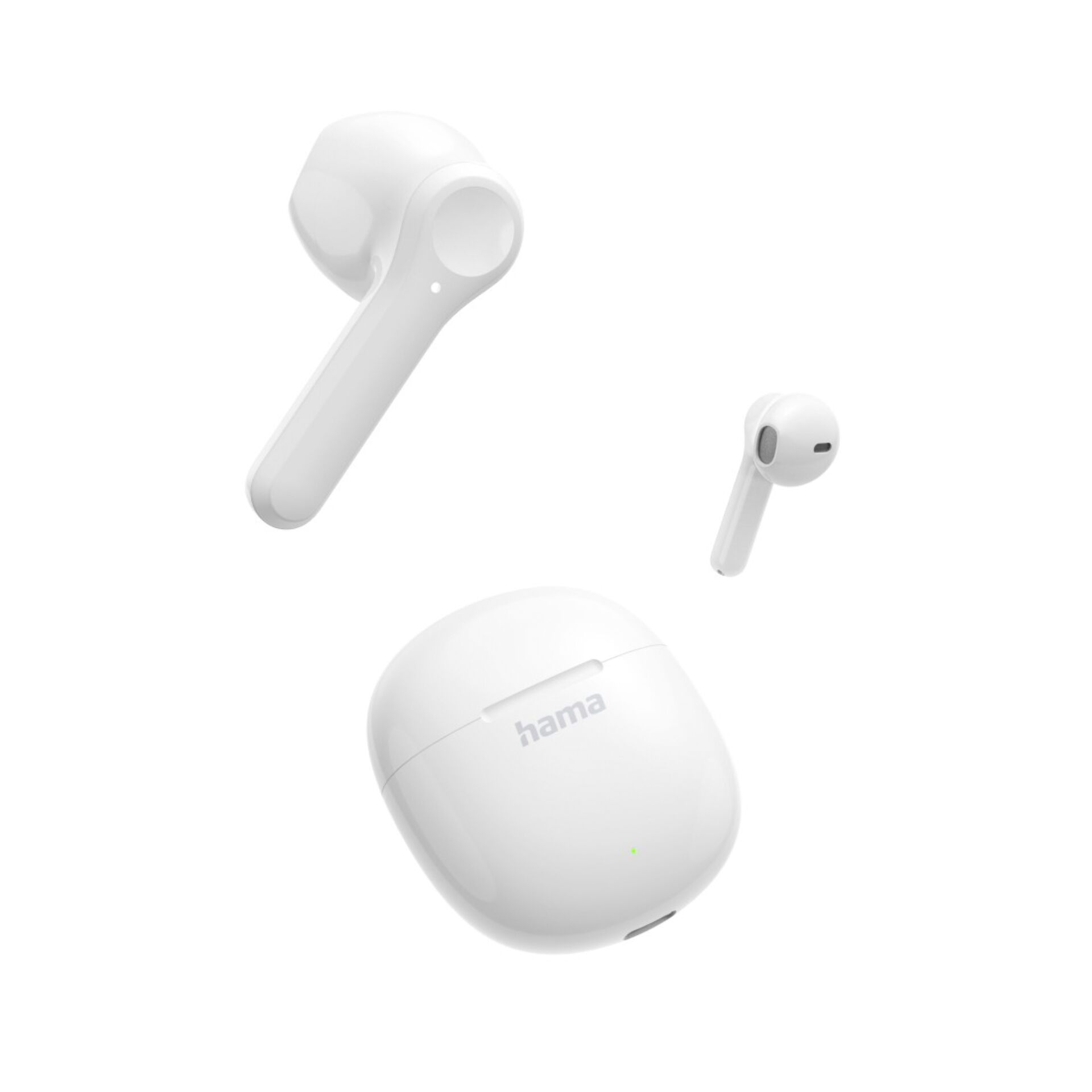 kopfhörer, kabellose, ladehülle, weiß, airpods-ähnlich