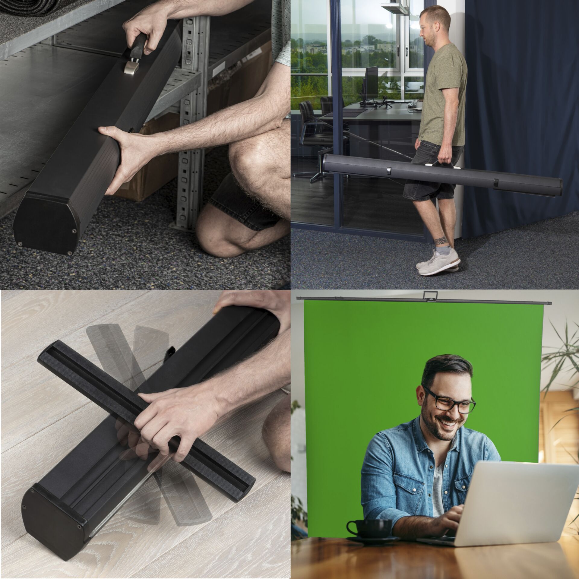 Laptop, PC, Tabelle, Brillen, Person