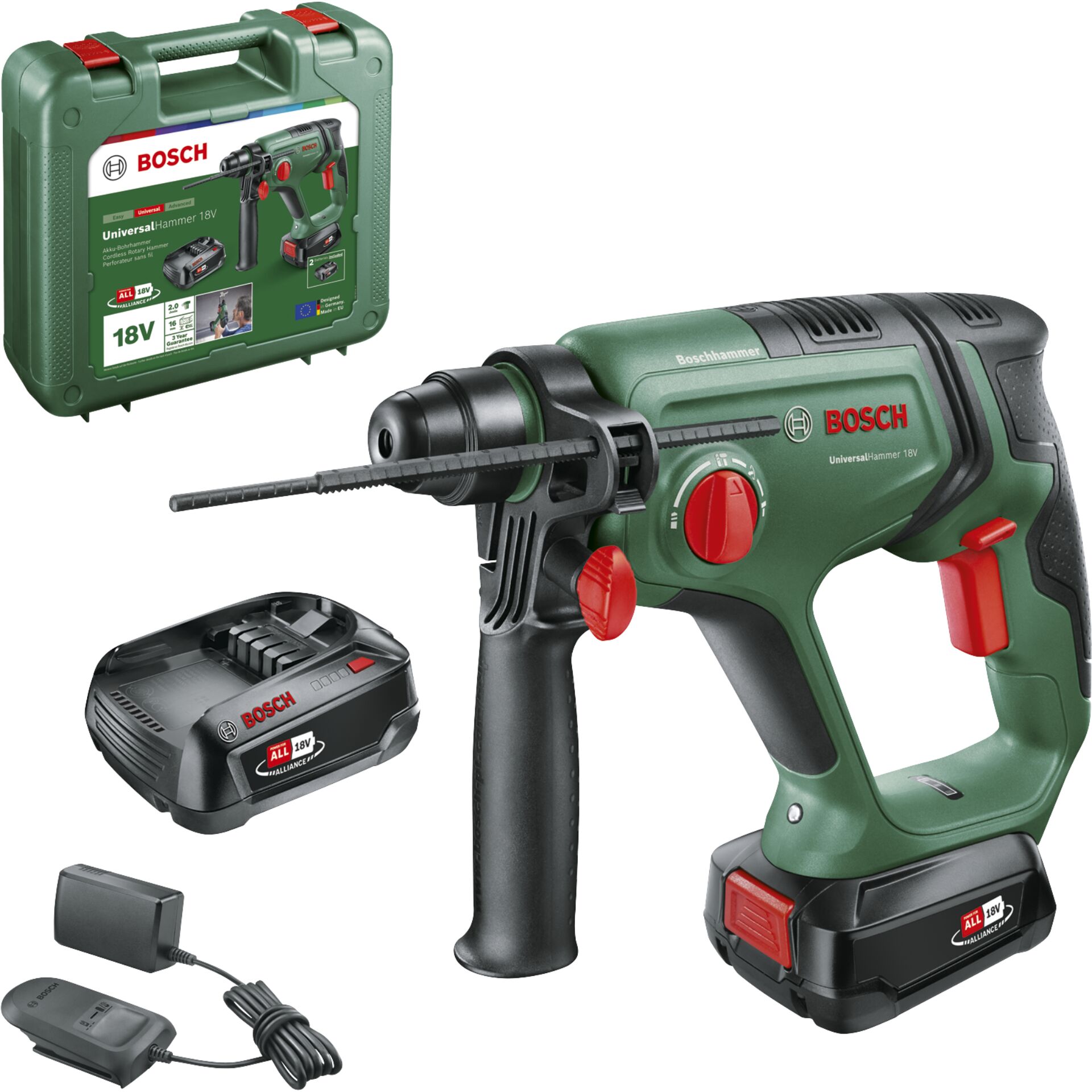 Bosch UniversalHammer 18V  Akku-Bohrhammer
