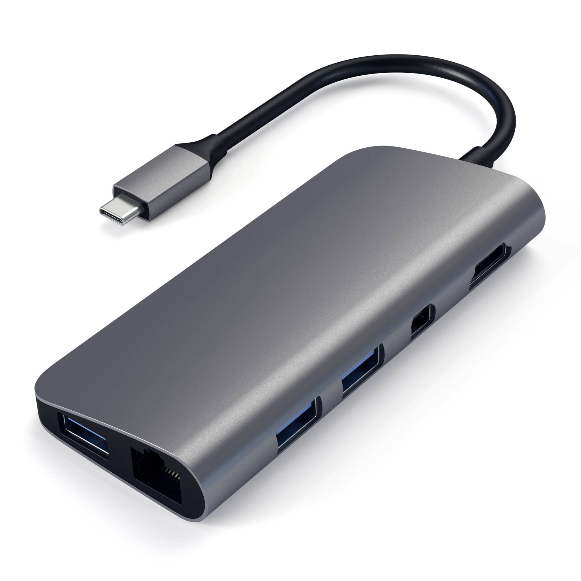 Satechi Type-C Multimedia Adapter space gray Elektronik, Hardware, Adapter, Computerausrüstung, Knotenpunkt