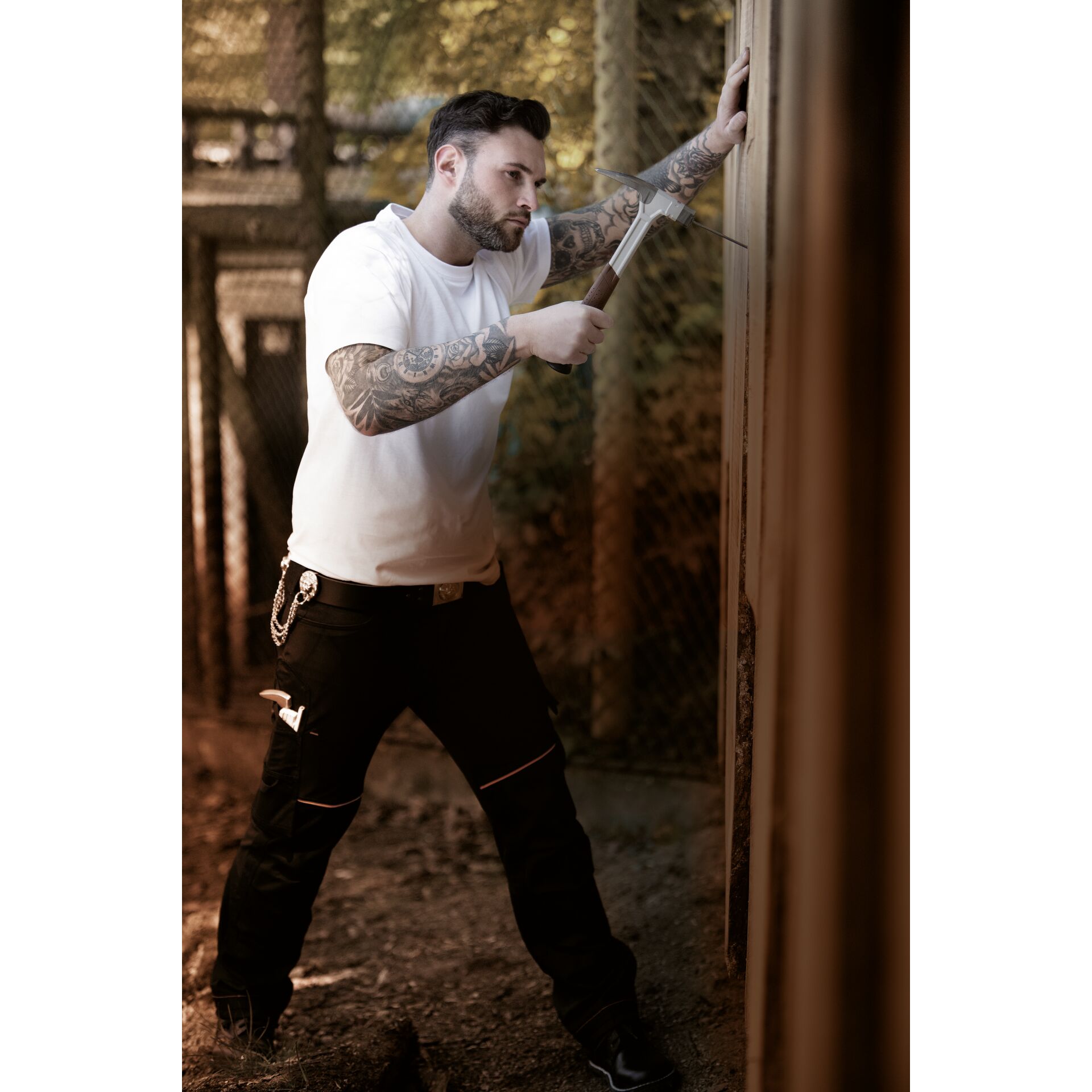 Hosen, Tätowierung, Photographie, Portrait, Innenarchitektur