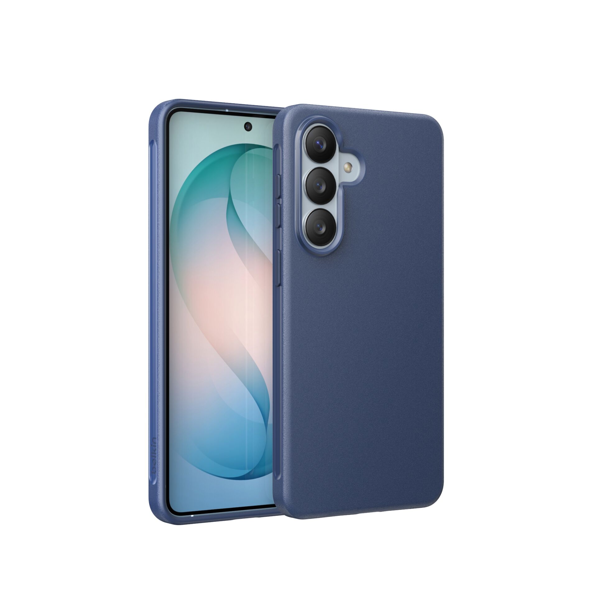 smartphone, case, blue, drei-kamera, rückseite