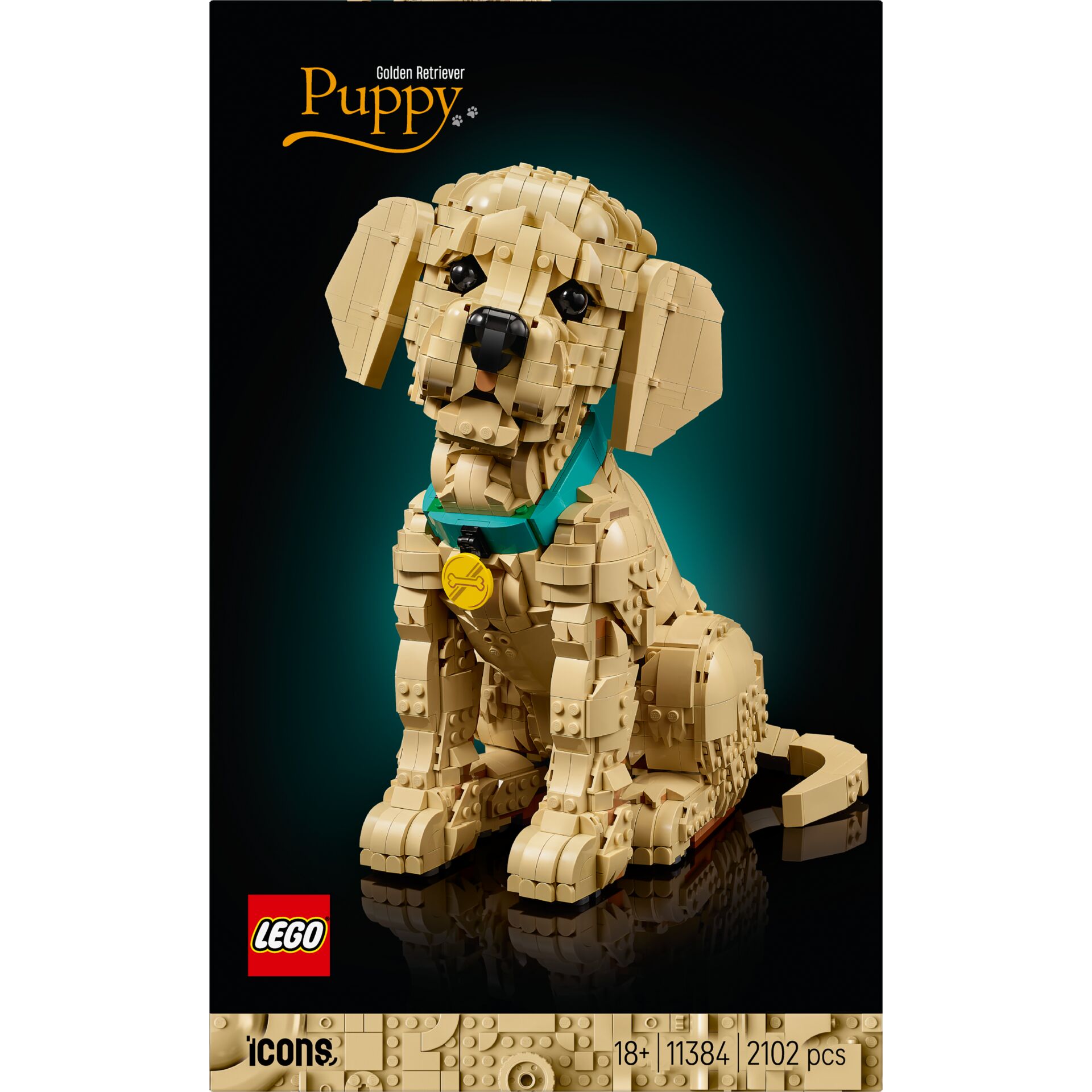LEGO, Hund, Welpe, Beige, Steine