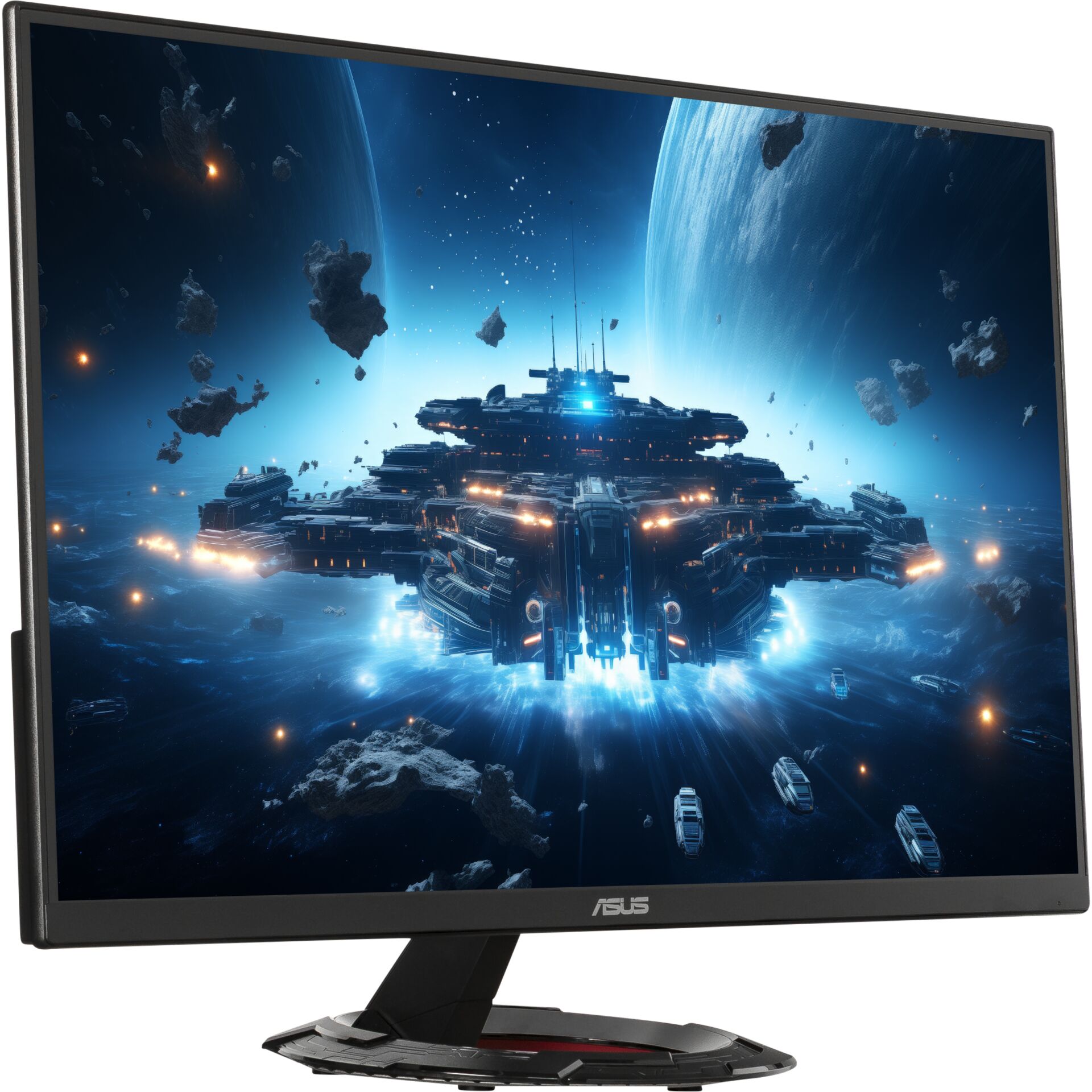 gaming-monitor, curved, LED, ASUS, Weltraum-Szene