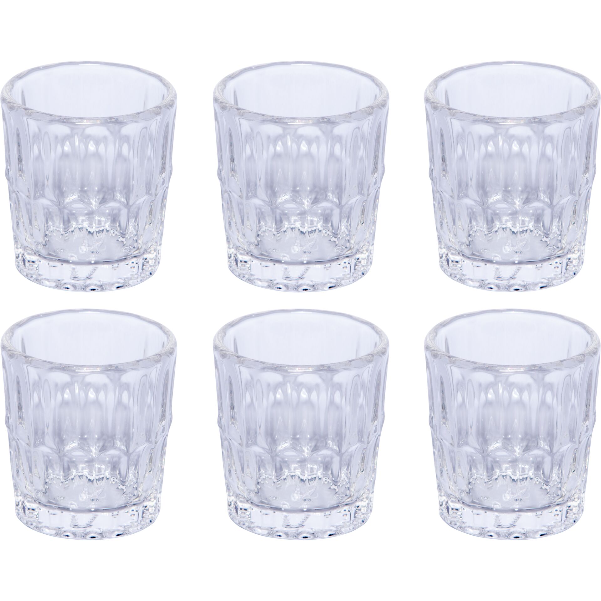 Glas, Whiskyglas, Kristall, 6er-Set, transparent
