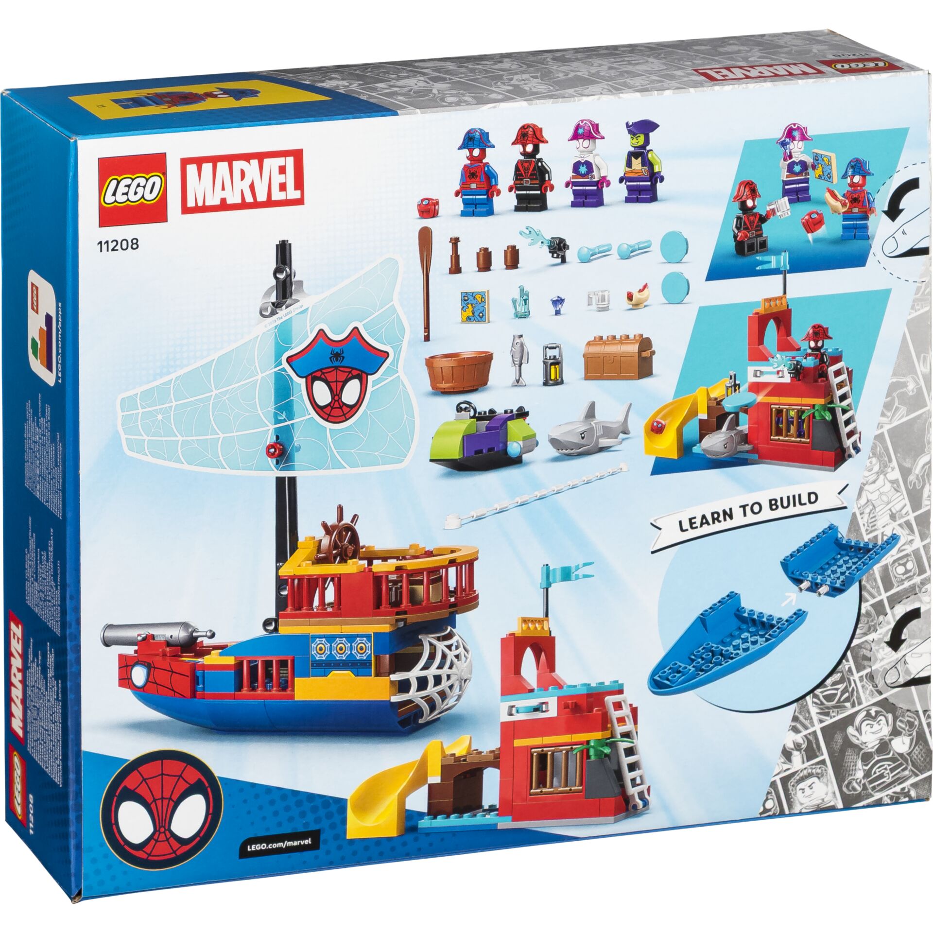 LEGO Marvel, Spider-Man, Piratenschiff, Set, Bausteine
