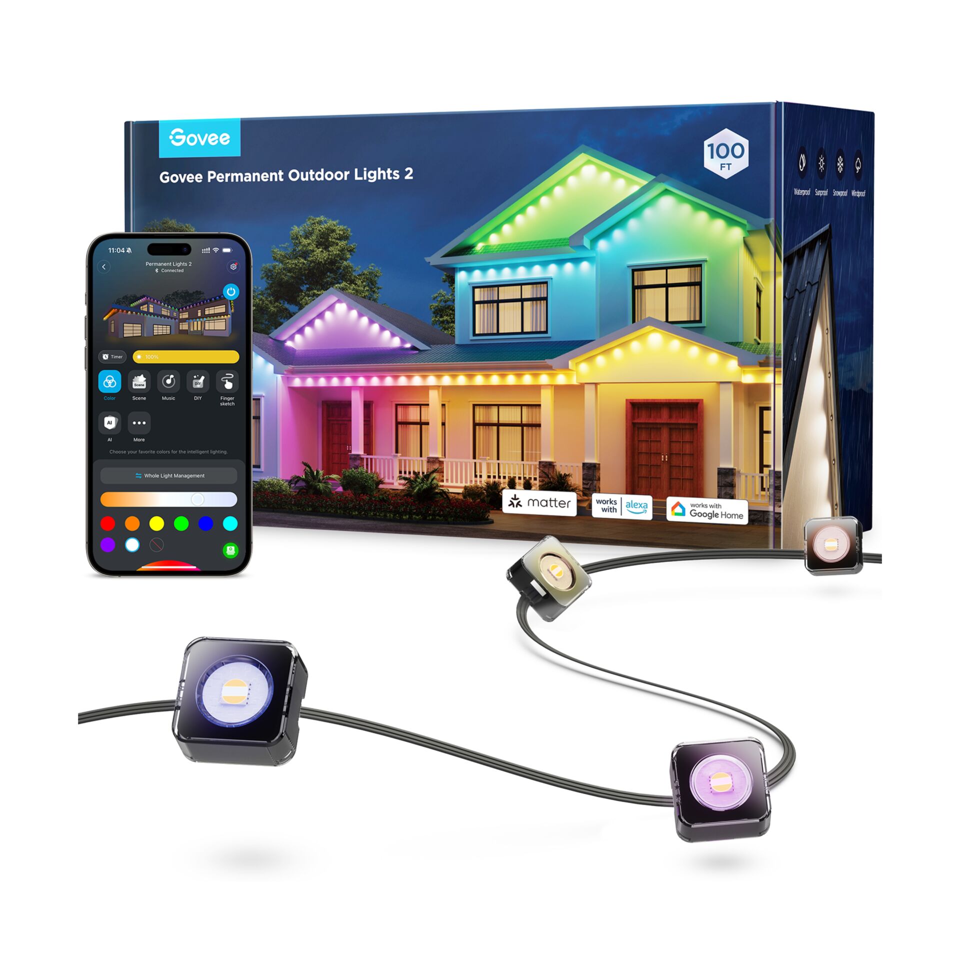 Govee - Permanent Outdoor Lights 30 Meter Elektronik, Handy, Telefon