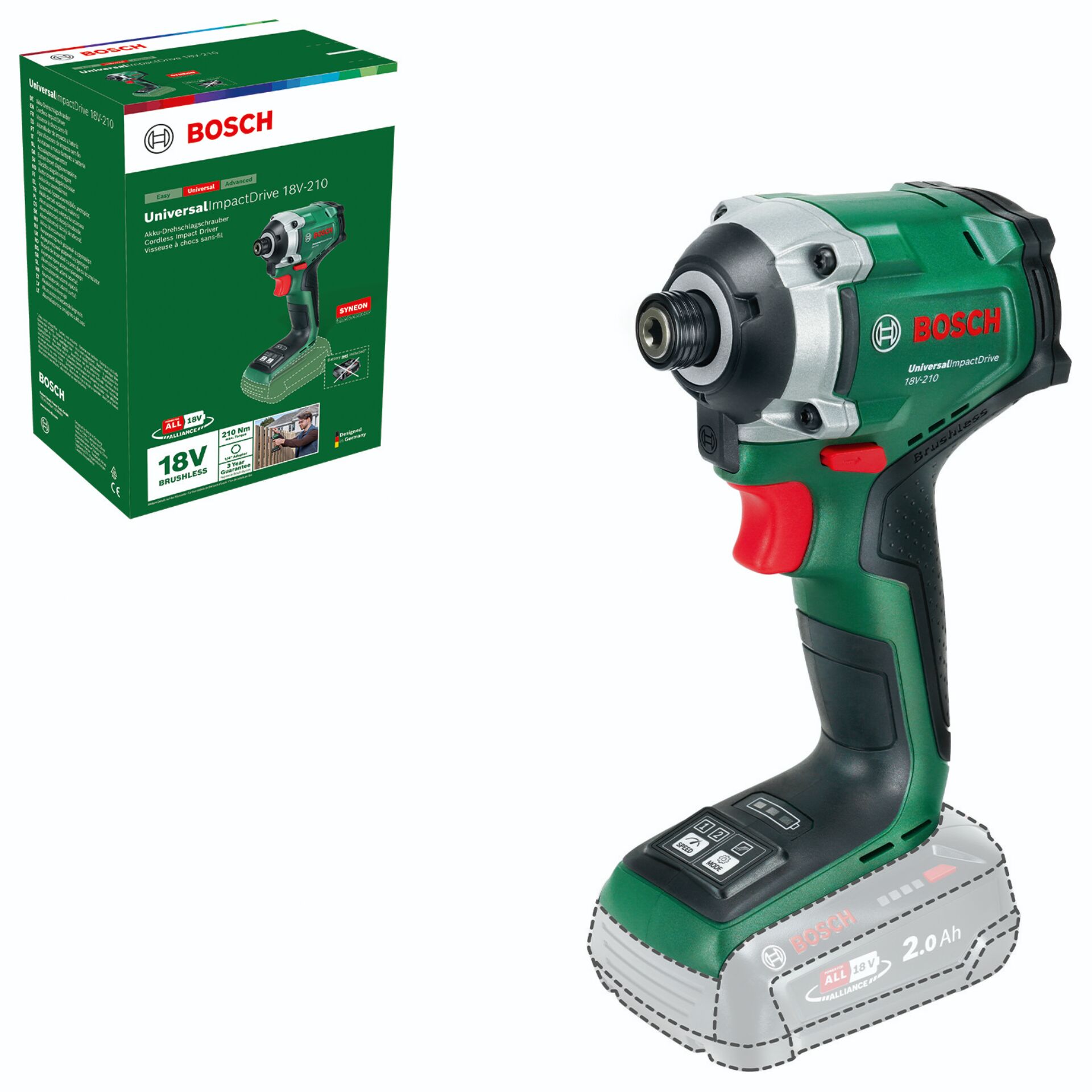 Bosch UniversalImpact 18V-210  Schlagschrauber