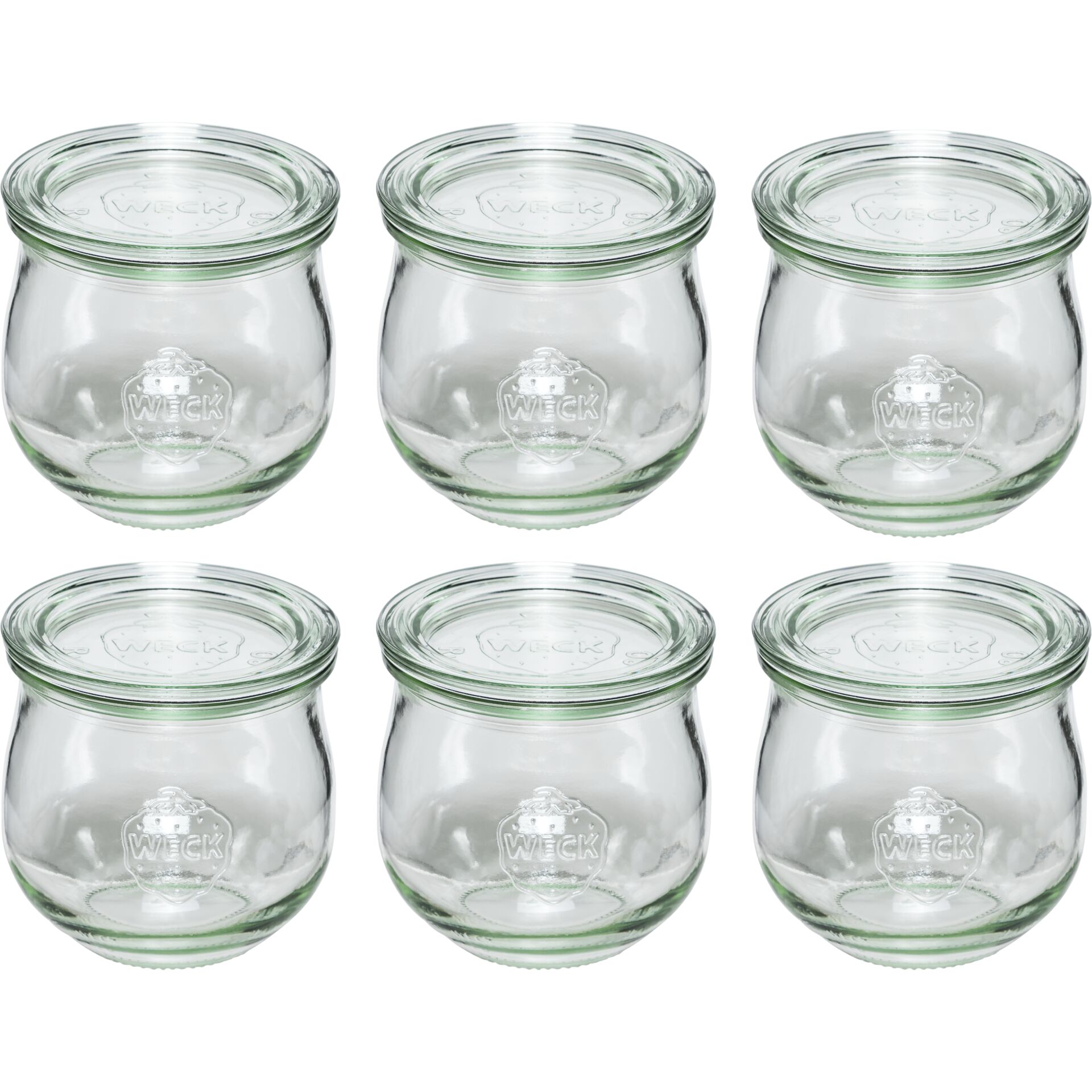 WECK Tulpenform-Glas 370ml 6er Pack