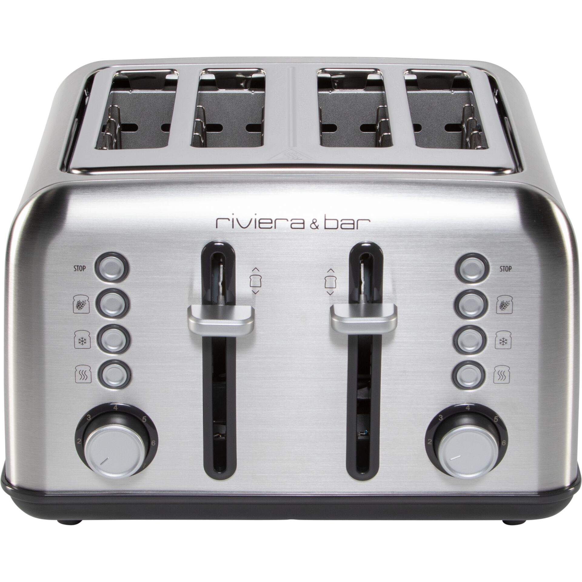 riviera&bar Toaster Stainless  Steel 4 Short Slots