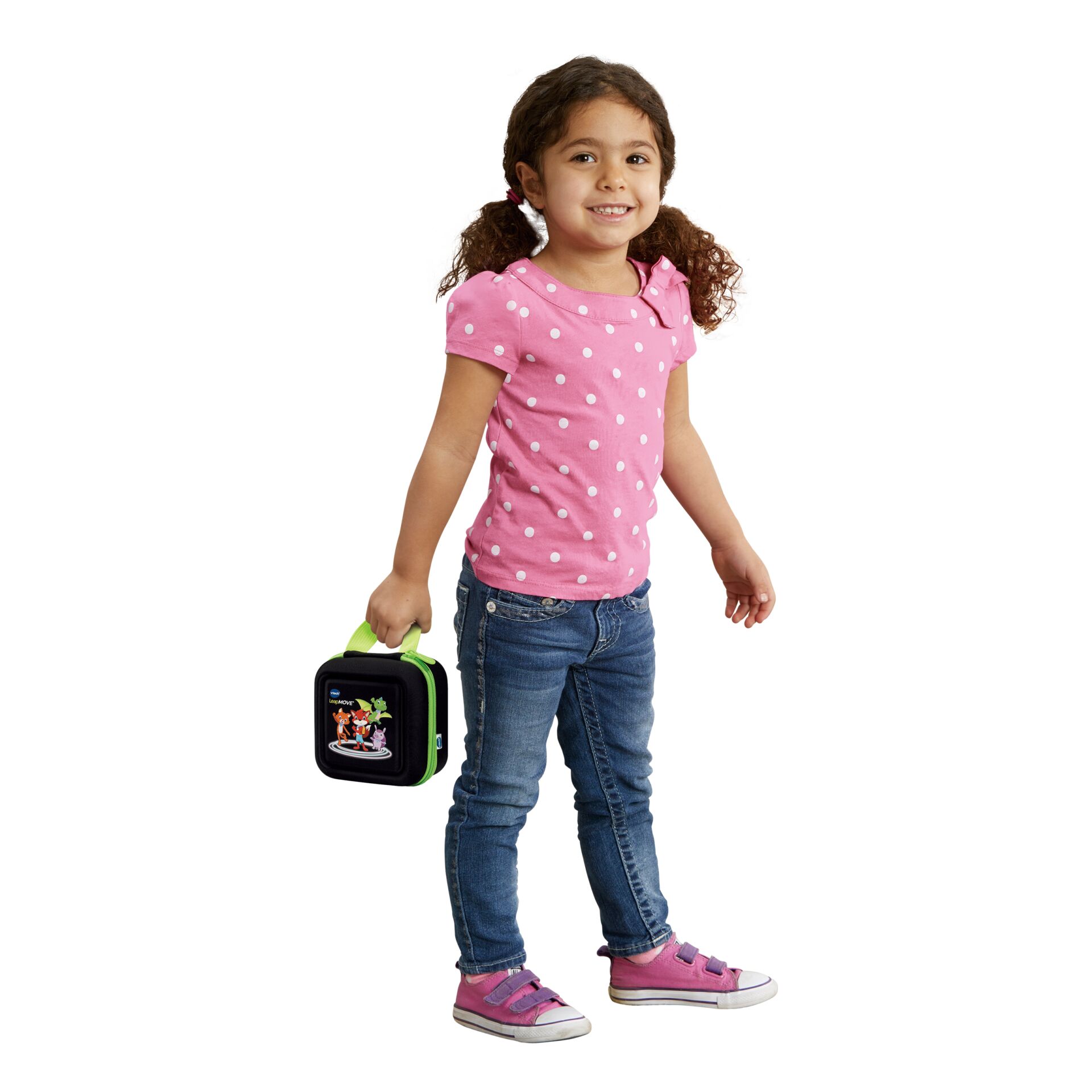Kinder-Tasche, Lunchbag, Schultasche, Polka-Dots, Pink