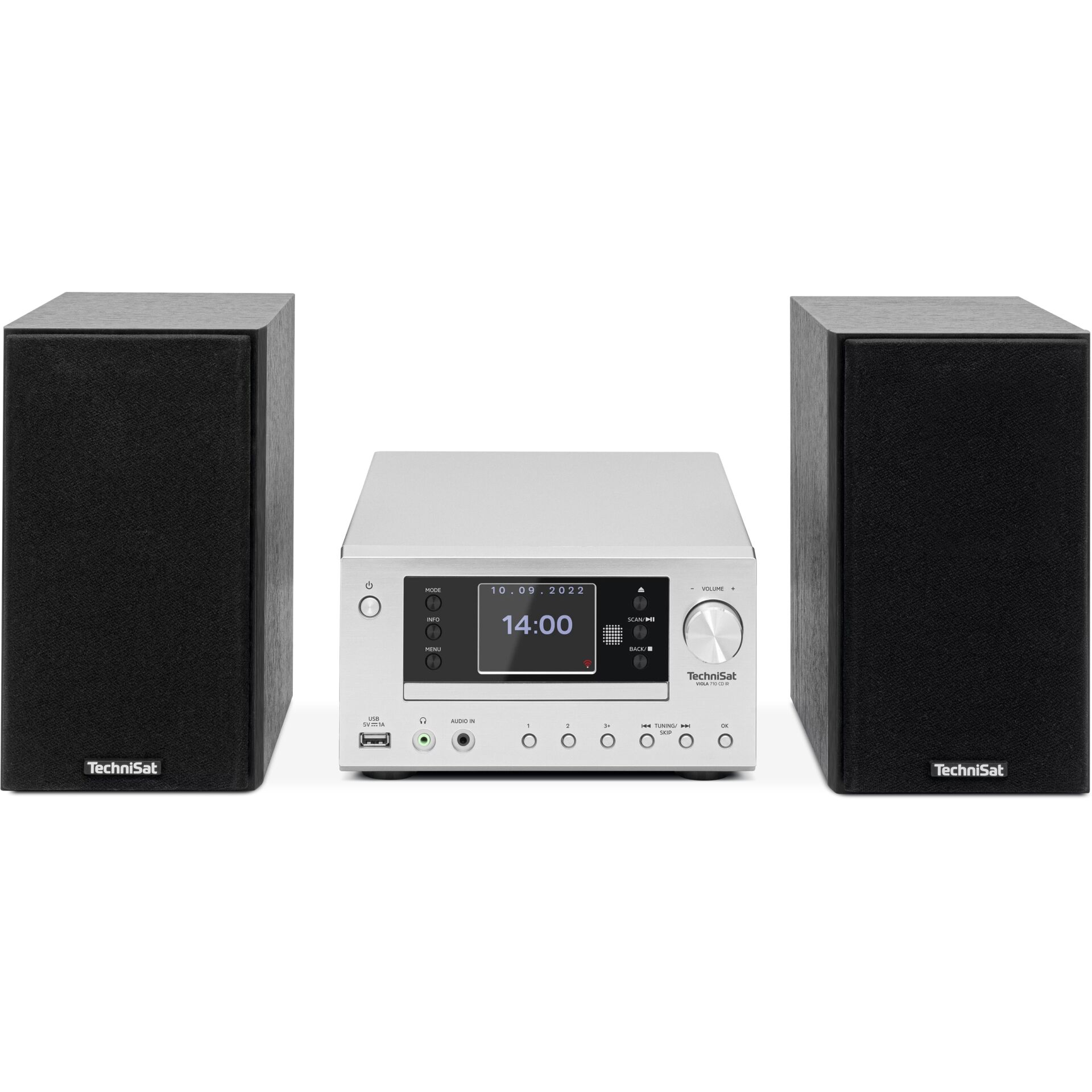 HiFi-System, Stereolaufanlage, Mikro-Stereosystem, Kompaktverstärker, Lautsprecher-Set