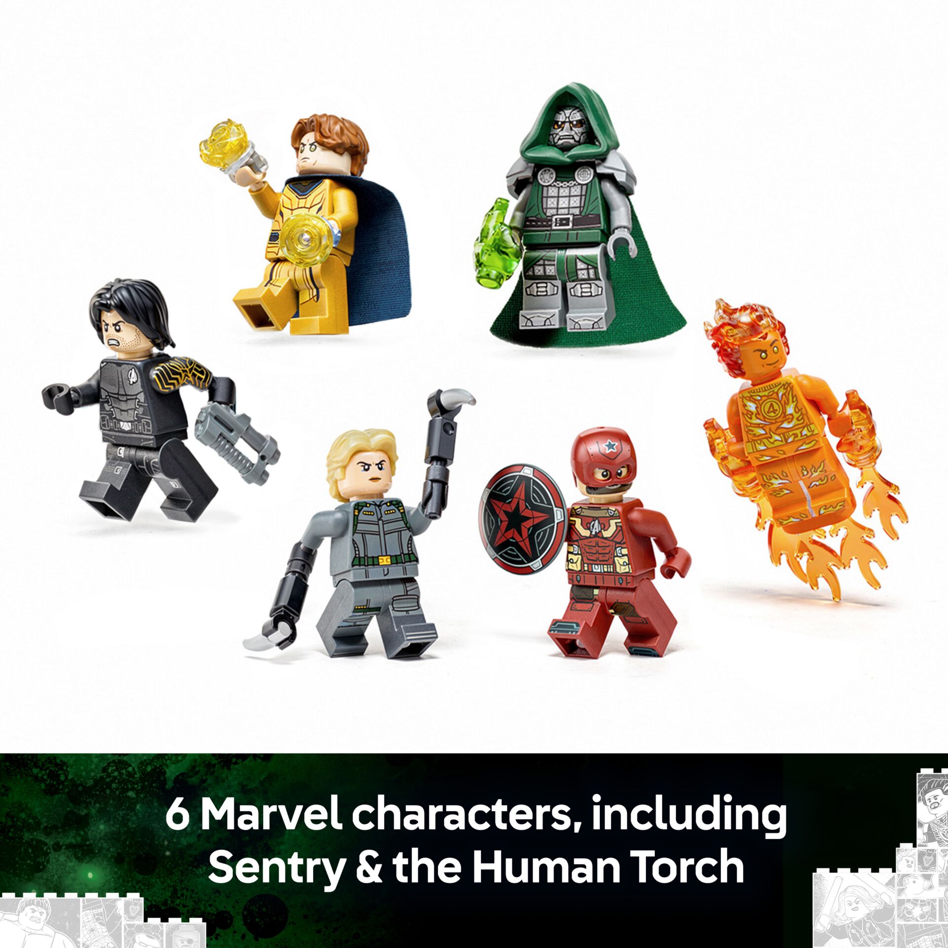 Lego, Superheld, Figur, Minifigur, Kostüm