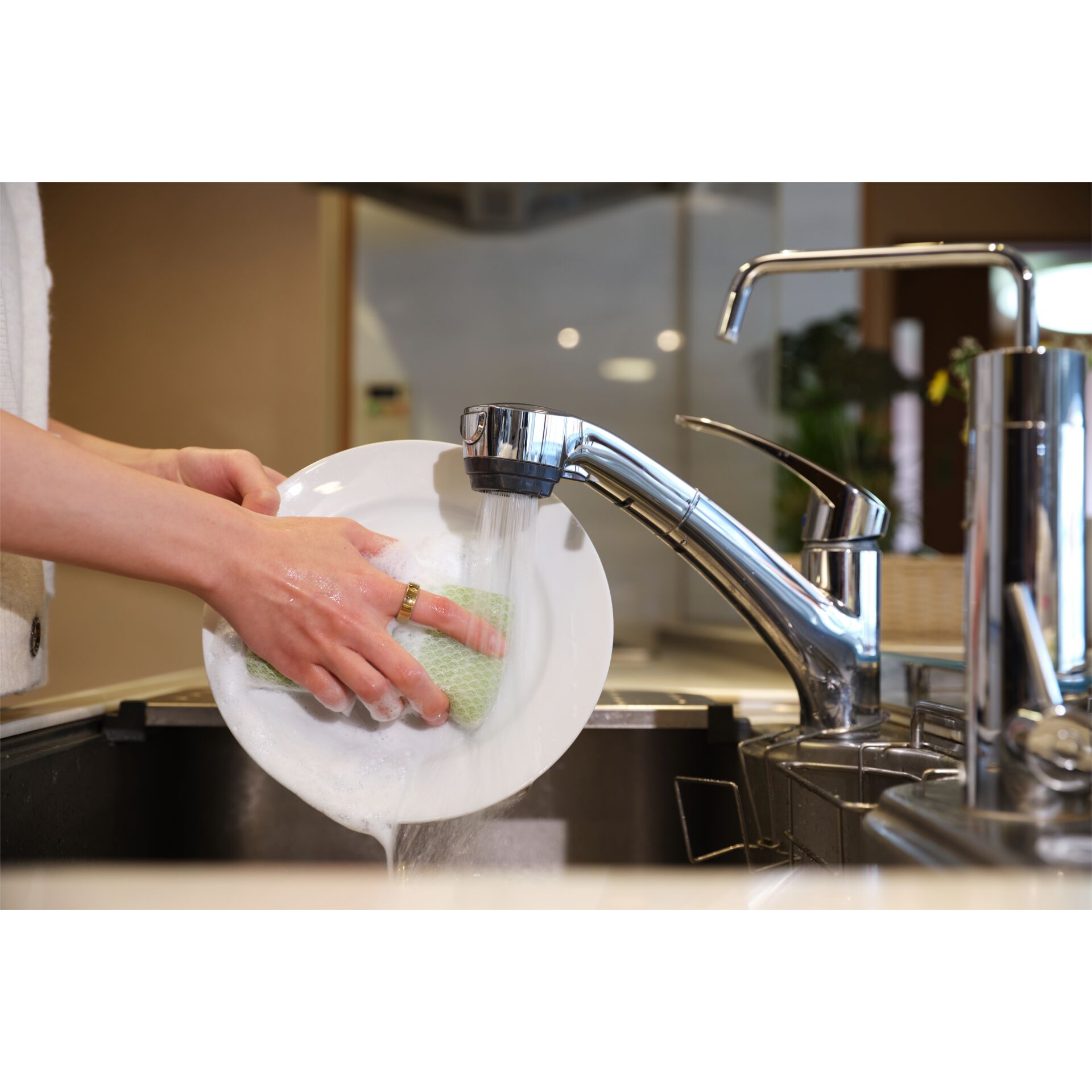 Sinken, Waschbeckenhahn, Körperteil, Hand, Person, Sinken, Waschbeckenhahn, Körperteil, Hand, Person