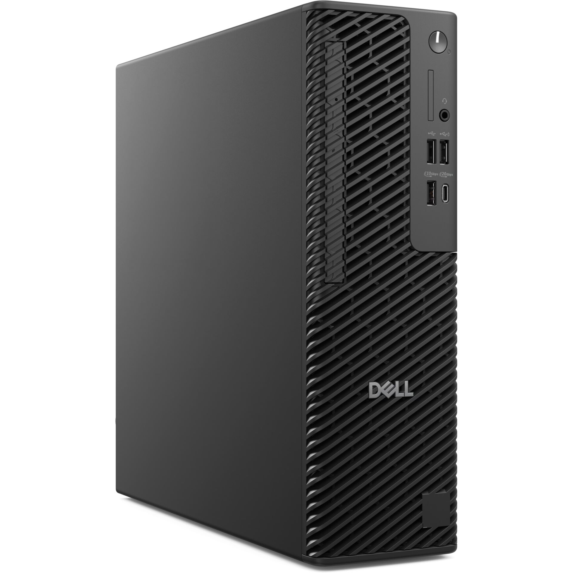 Desktop, Turm, Dell-Logo sichtbar, Grau, Belüftungsmuster