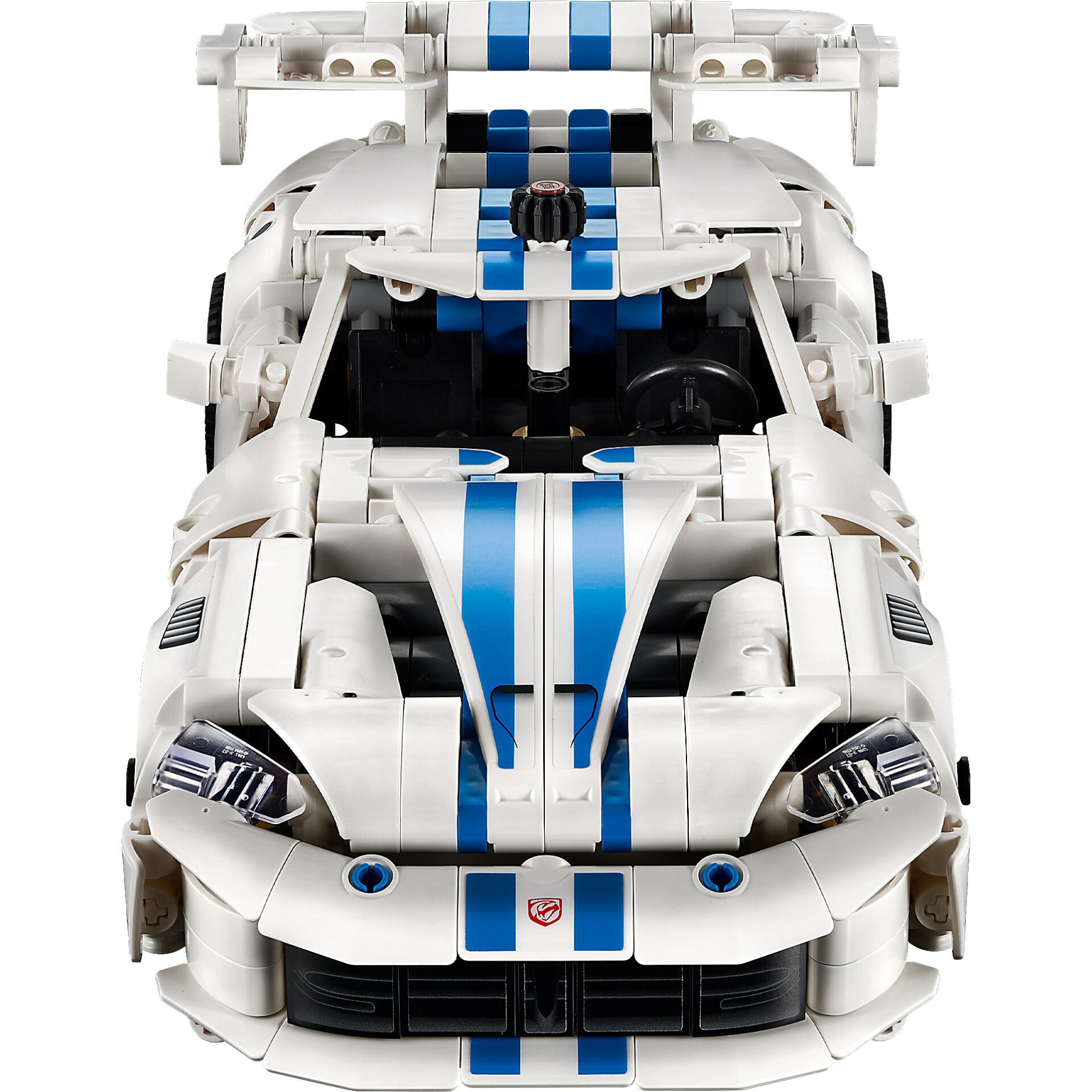 lego, technic, weiß, blau, auto