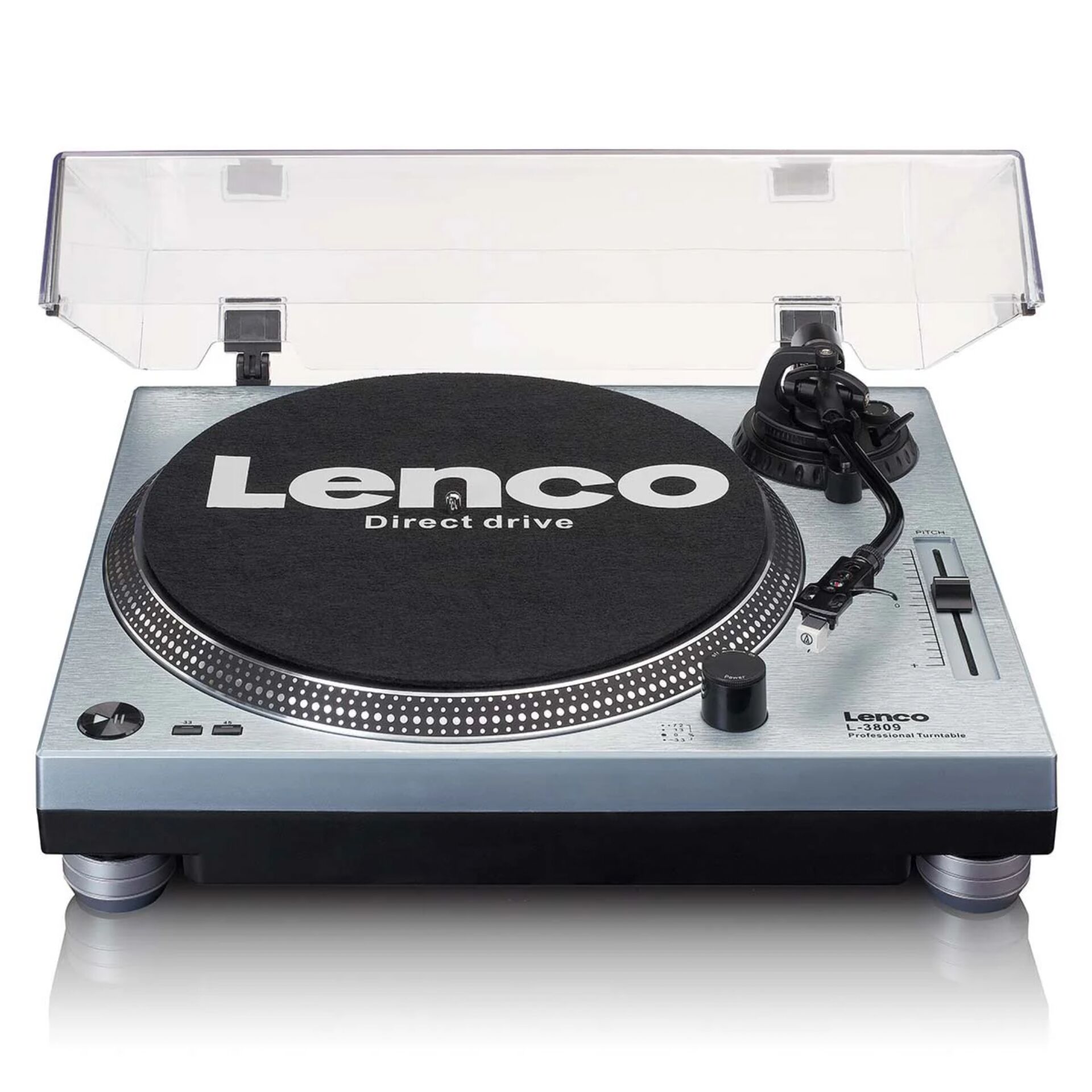 Lenco L-3809ME  silber
