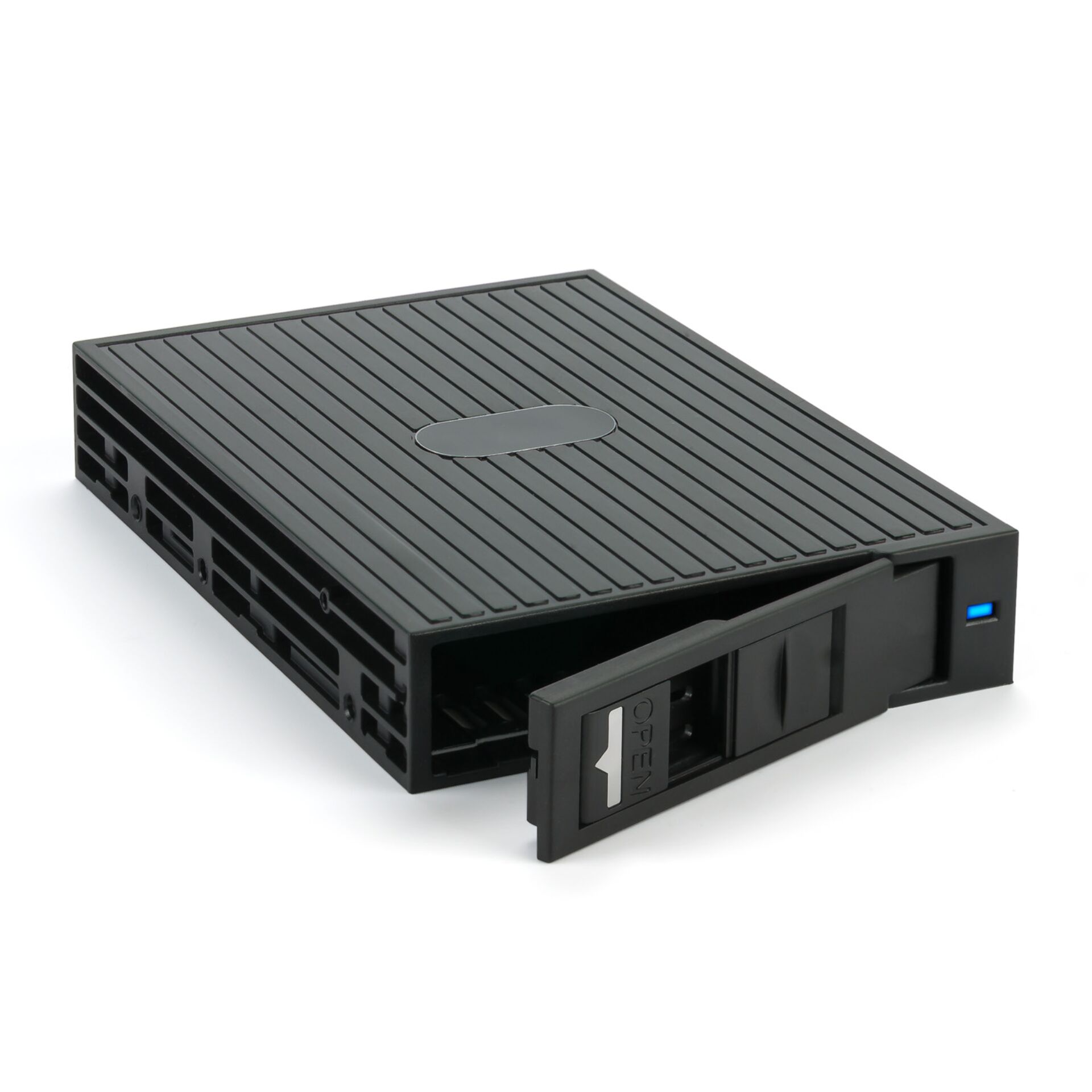5,25 Zoll Laufwerk, Hot-swap Bay, SATA-Laufwerk,  internes Festplattengehäuse, Schwarzgehäuse