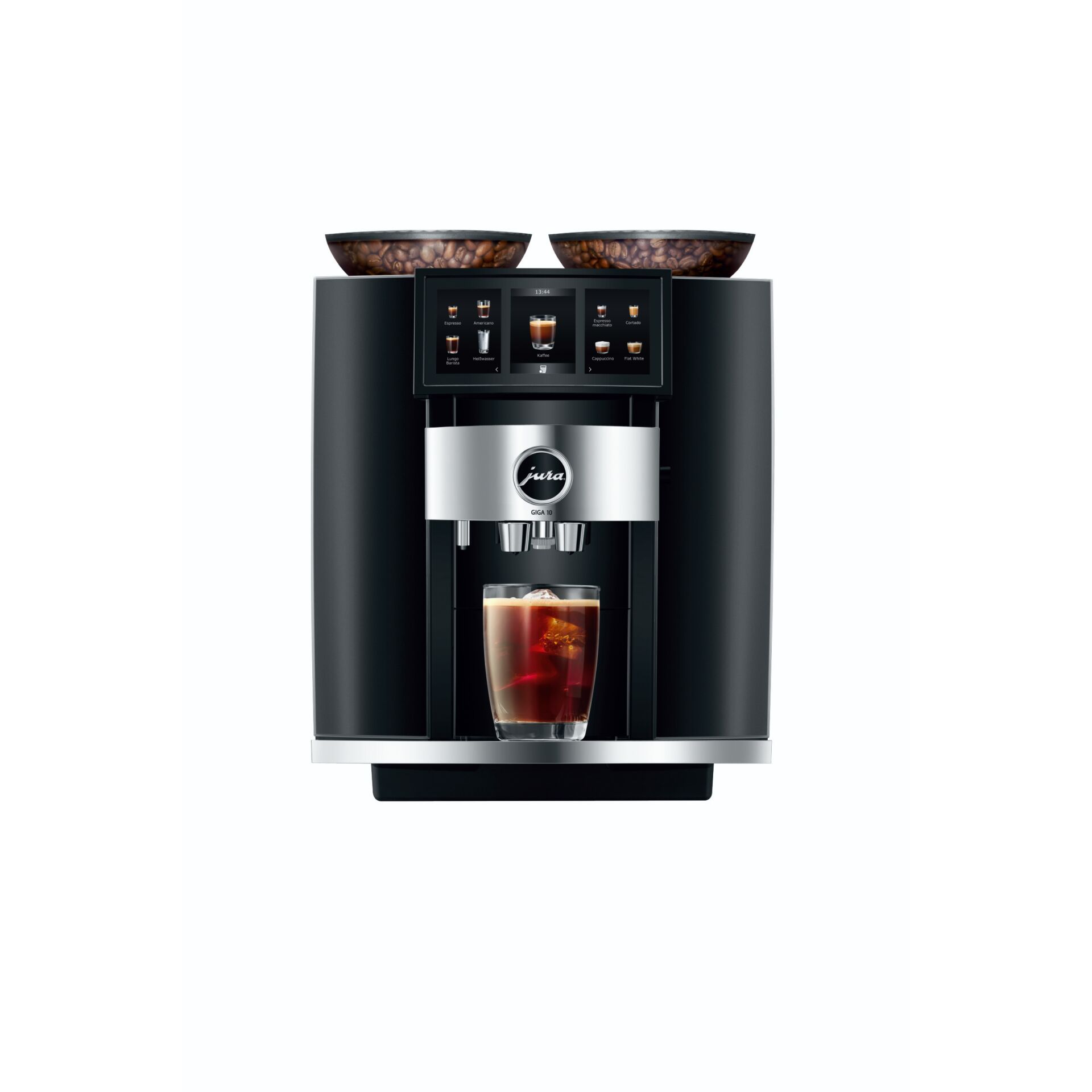Espressomaschine, Kaffeeautomat, Kaffeezubereitung, Touchscreen, Kapselsystem