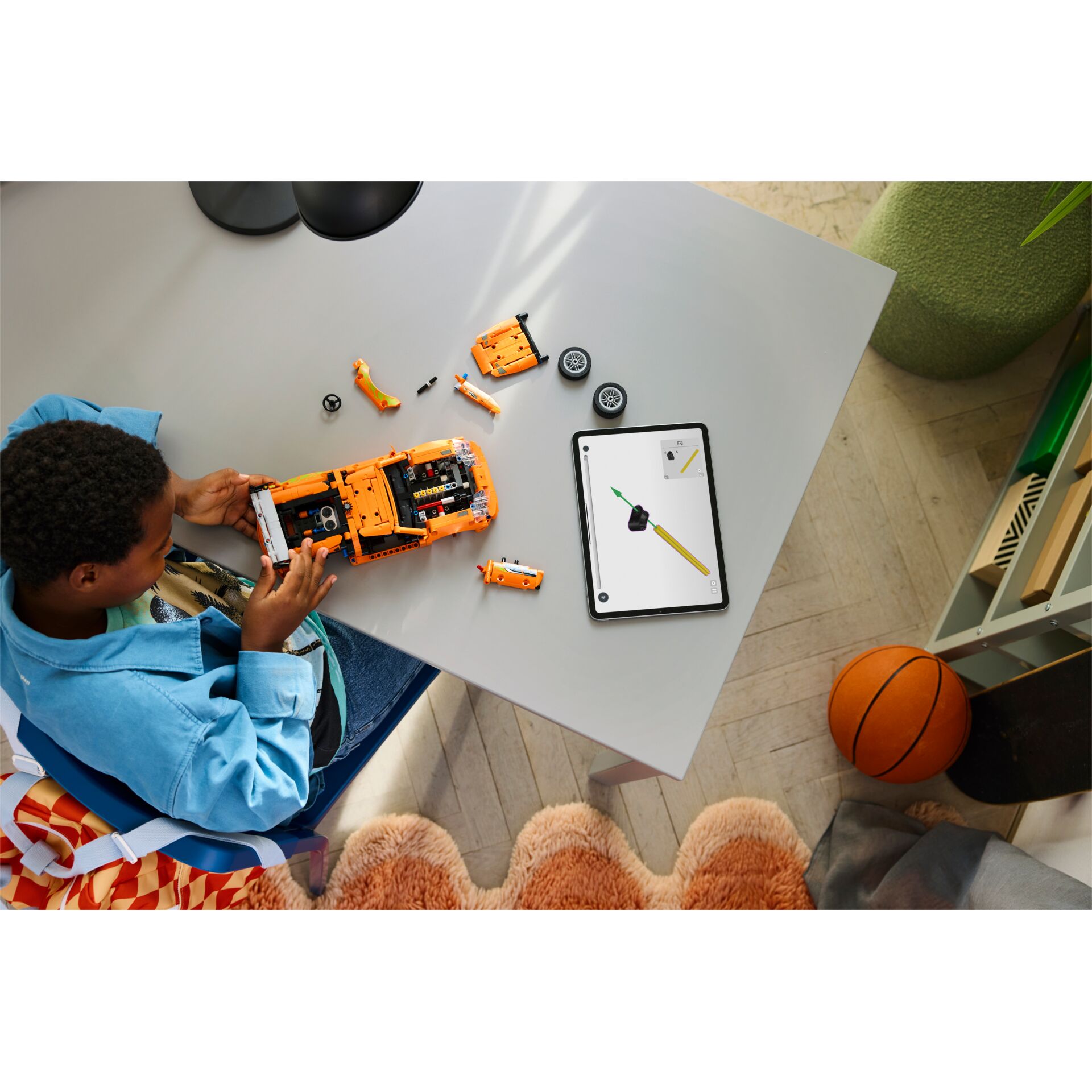 Basketball (Ball), Tabelle, Junge, Kind, Person