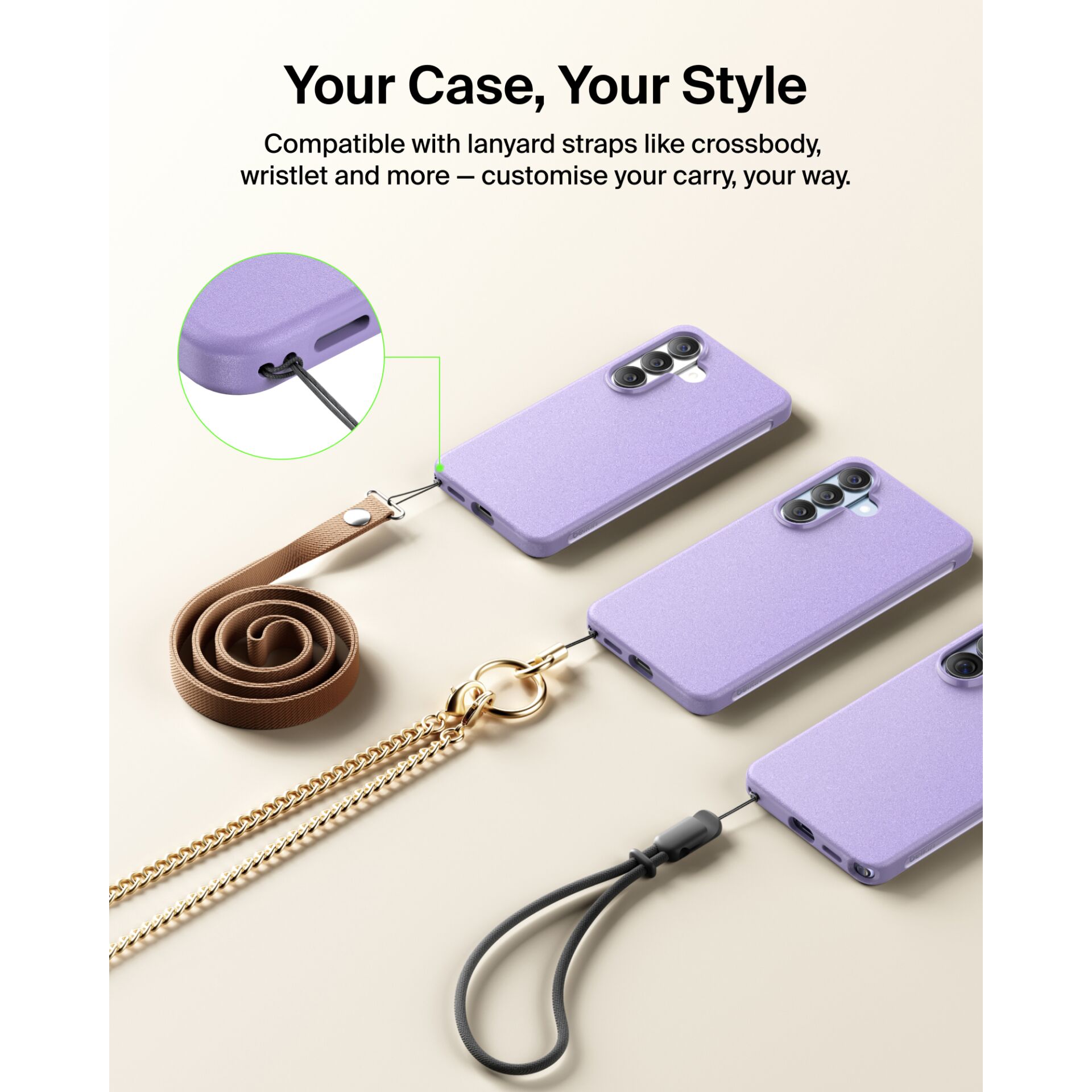 case für smartphone, lanyard trageband, lavendel, telefon zubehör, kamera kante schutz