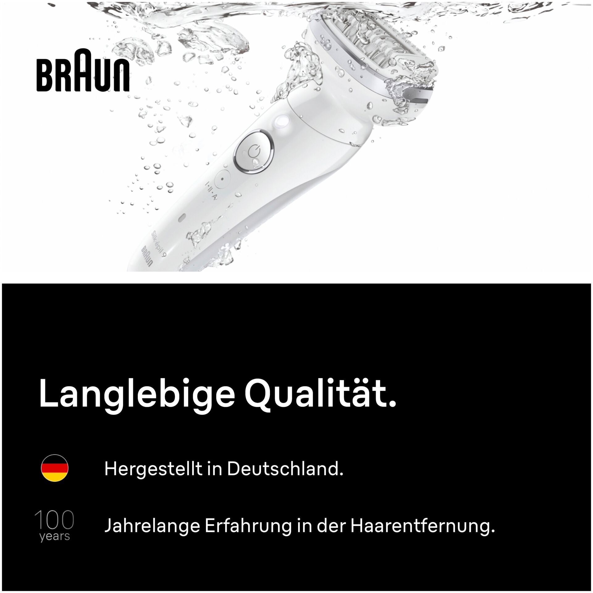 Haarentfernung, Elektrischer Rasierer, Rasiergerät, Weiß, Wasserdicht