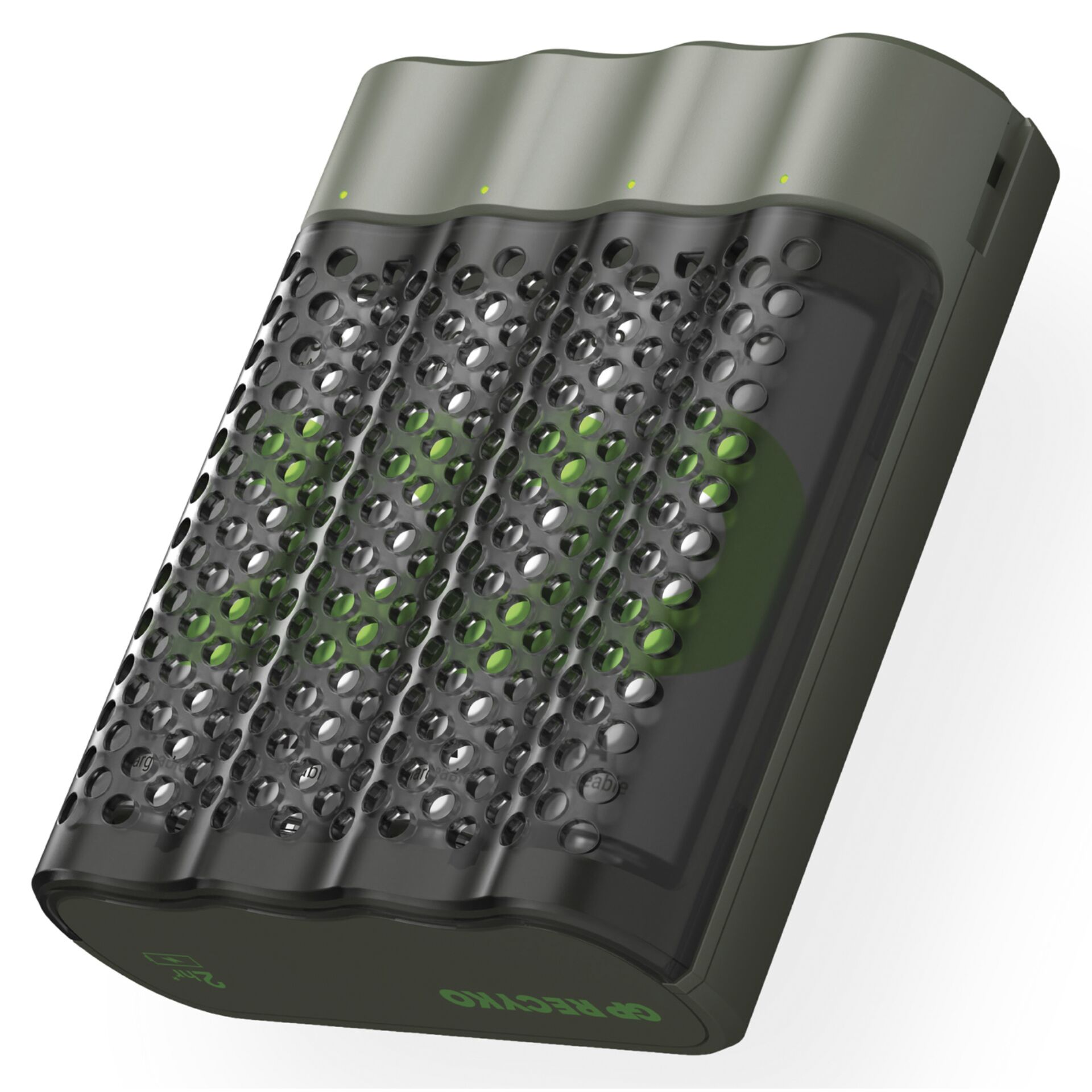 GP ReCyko M452 4-Port USB-Modell  Ladegerät inkl.4xAA NiMh 2600mAh