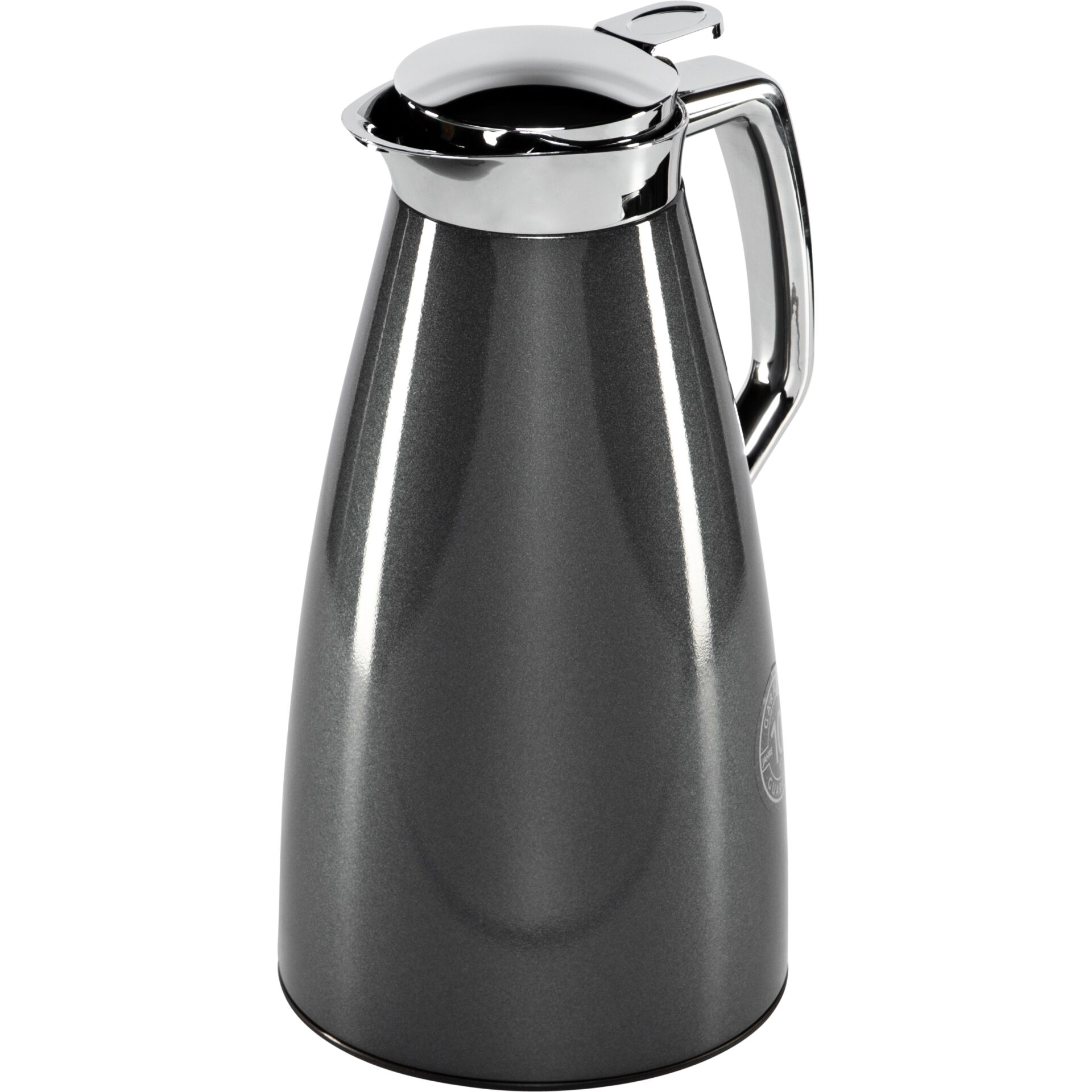 Thermosflasche, Stahl, Edelstahl, Vakuumflasche, Schwarz