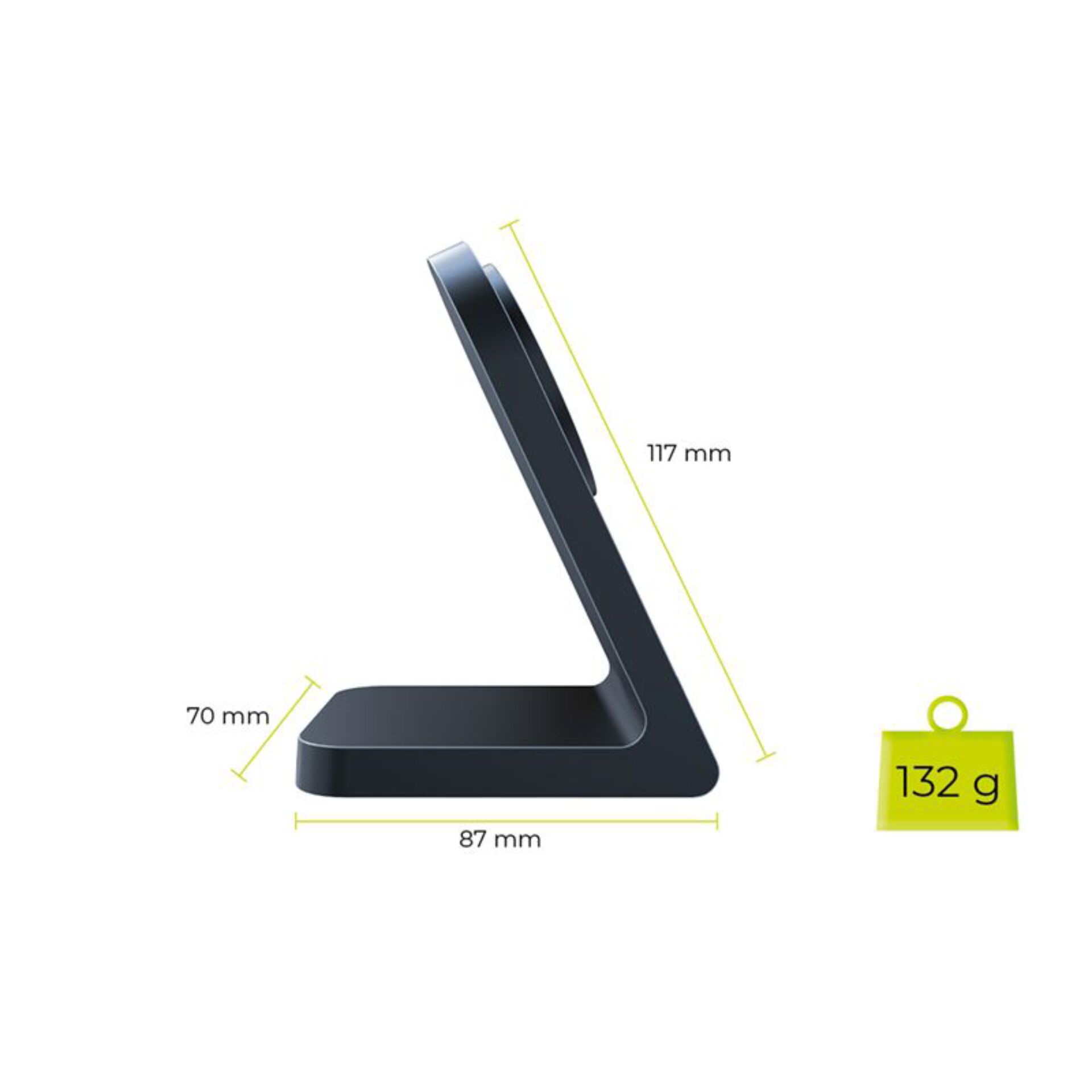 Ständer, Ladestation, Halterung, Schreibtischständer, Gewicht-132g