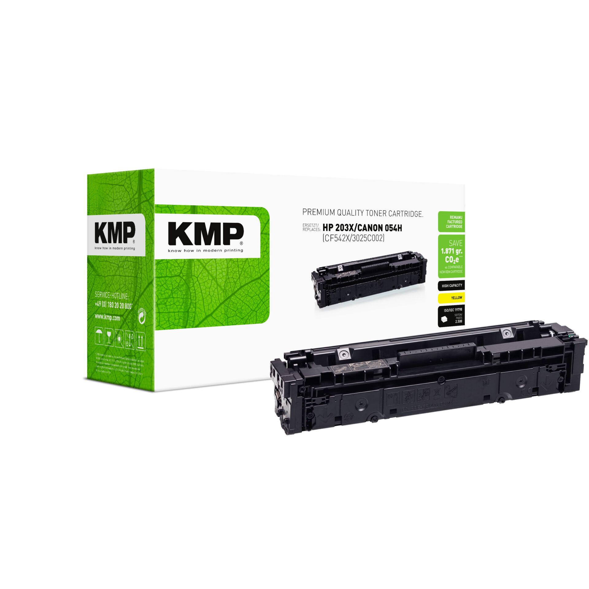 Computerausrüstung, Elektronik, Hardware, Adapter, Spielzeug, Tonerpatrone, Toner Cartridge, HP 203X/Canon 054H, Schwarz/Schwarztoner, KMP kompatibel