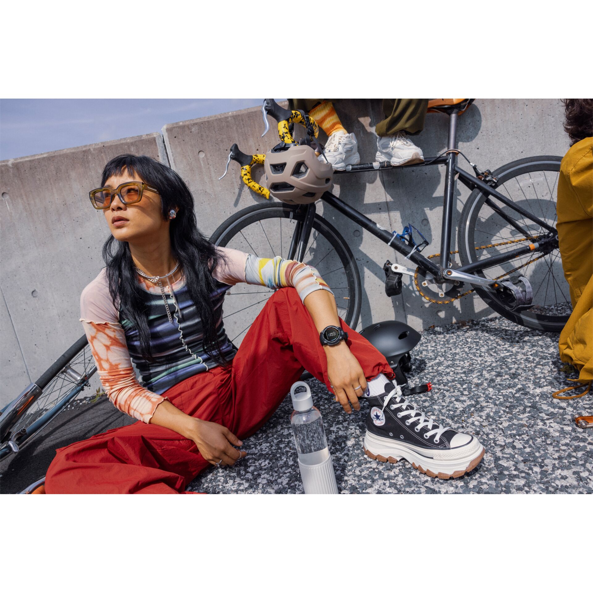 Person, Sitzen, Schuh, Fahrrad, Rad