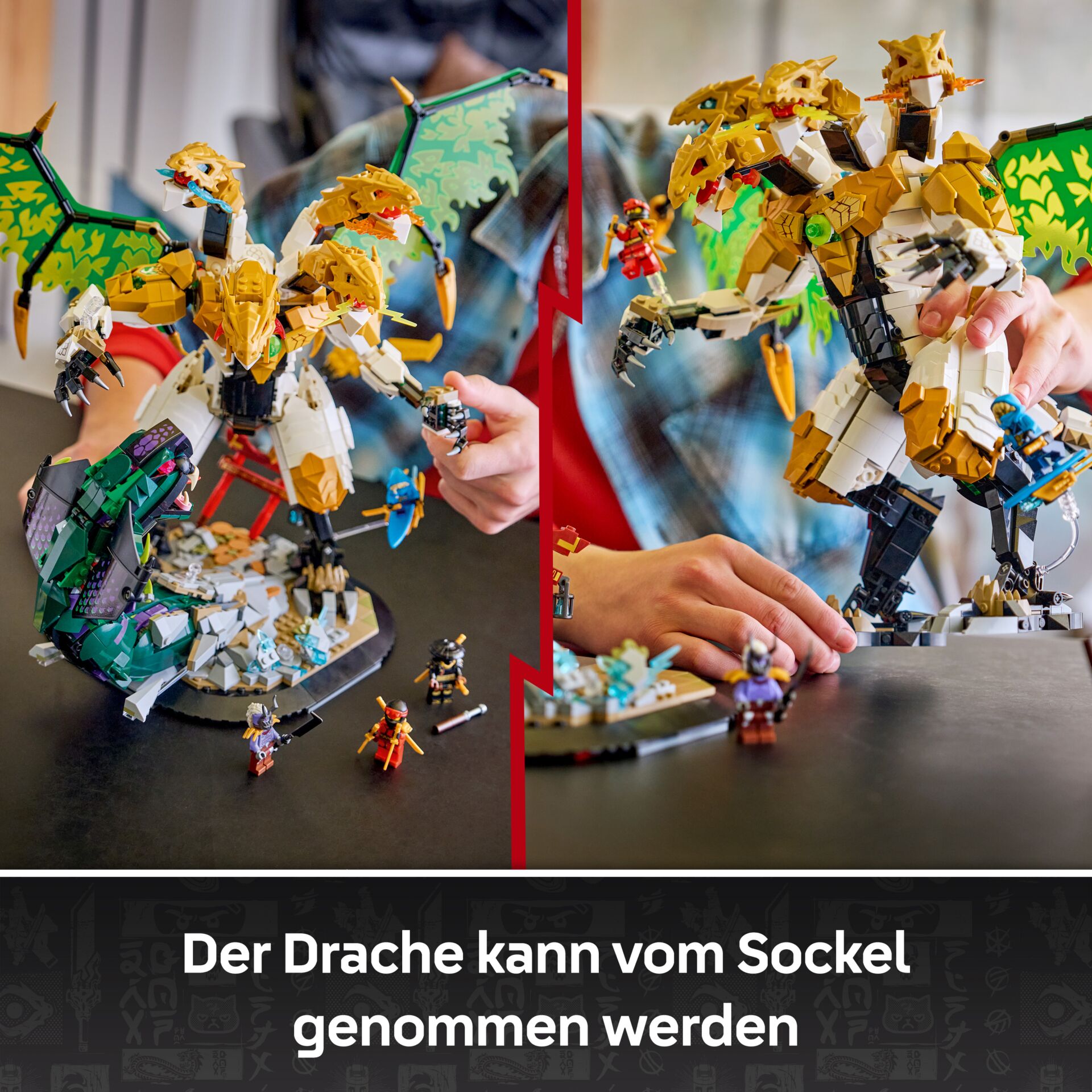 LEGO, Drachenmech, Drache, Roboter, Modellbau