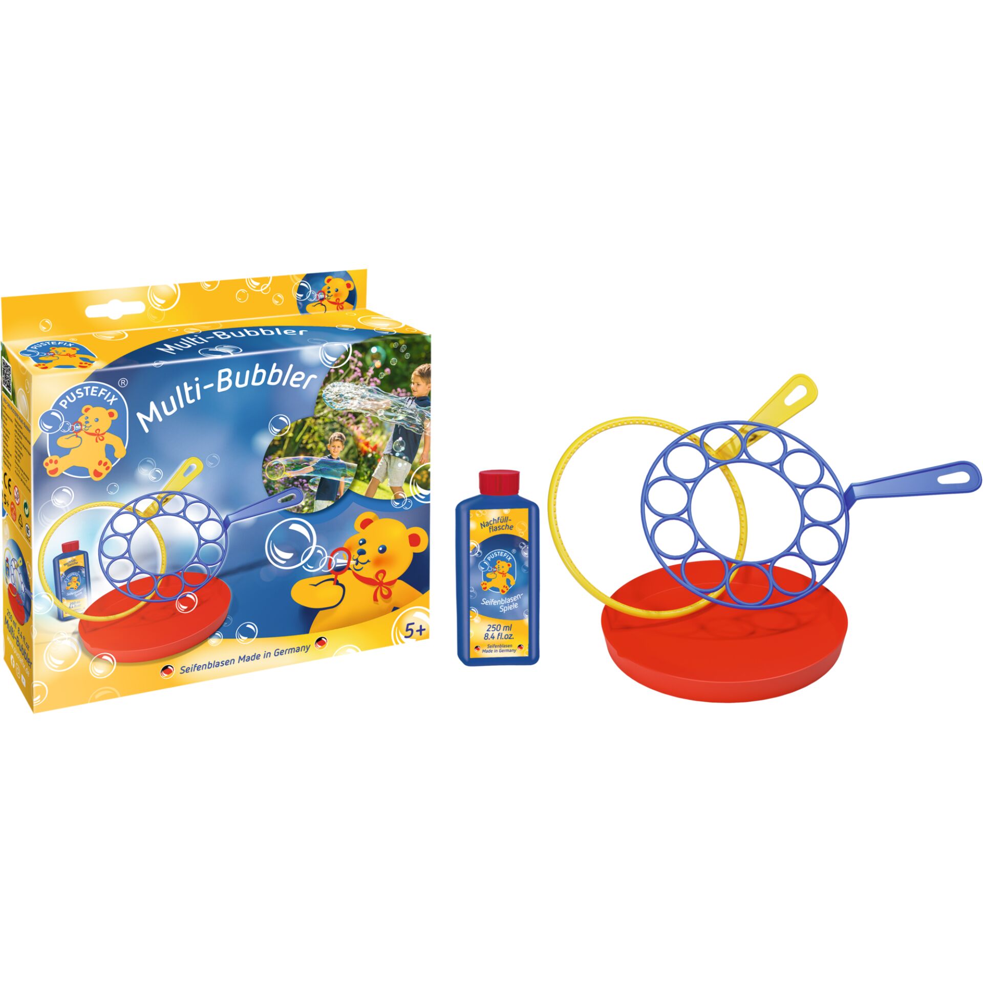 Bubble-Spiel, Seifenblasen, Kinder-Spielset, Hubsche Ring, Flüssigkeit-Setup
