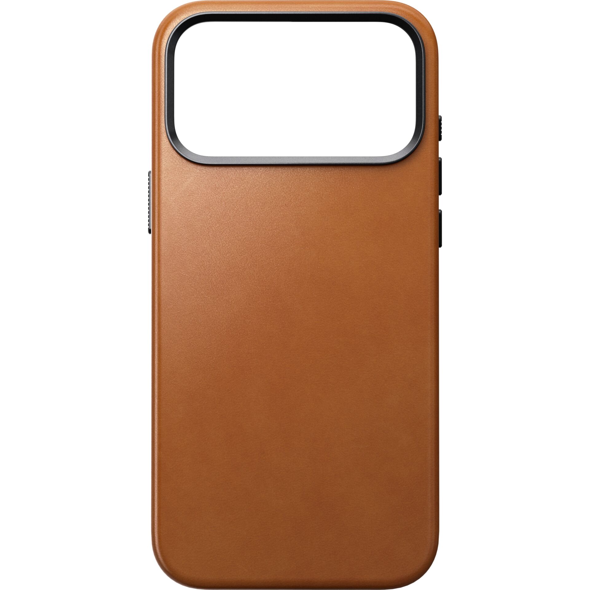 case, Leder, braun, Kamera, Aussparung