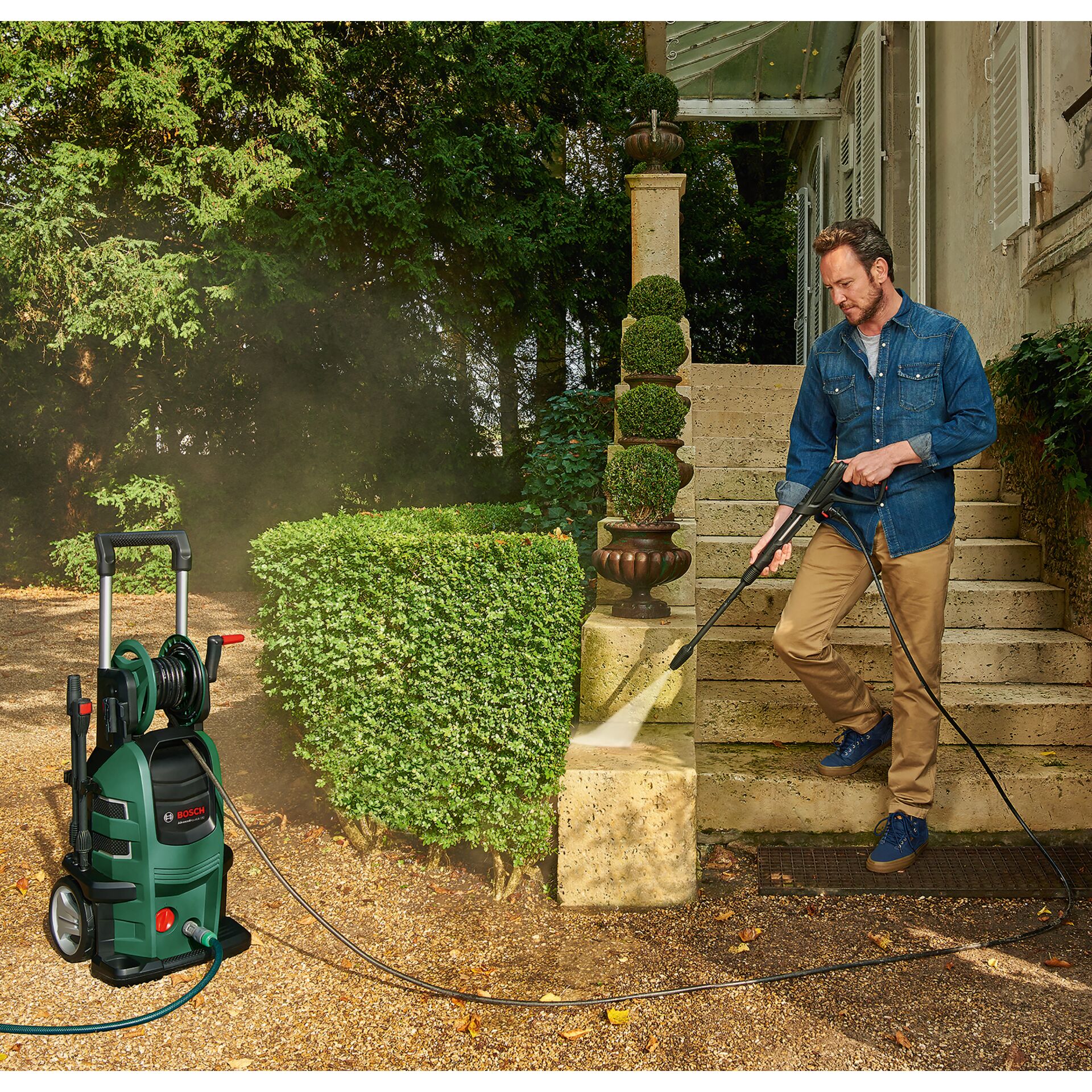 Gras, Rasen, Garten, Gerät, Gartenarbeit