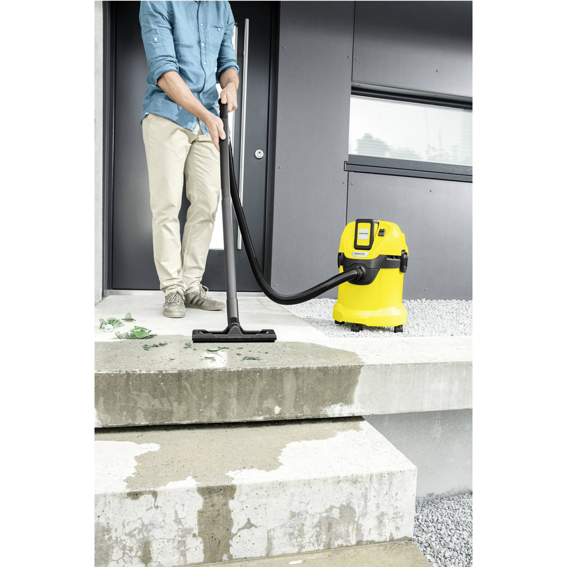 Gerät, Reinigen, Person