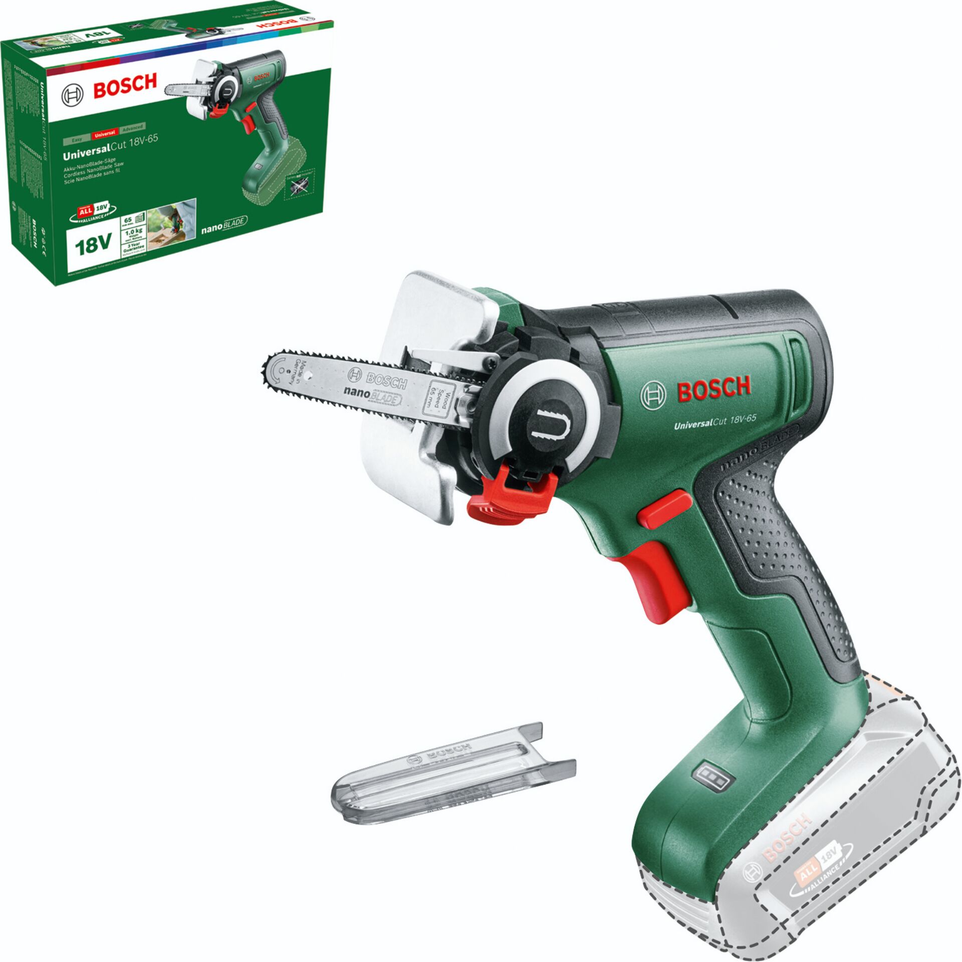 Bosch UniversalCut 18V-65  Akku-Schwertsäge