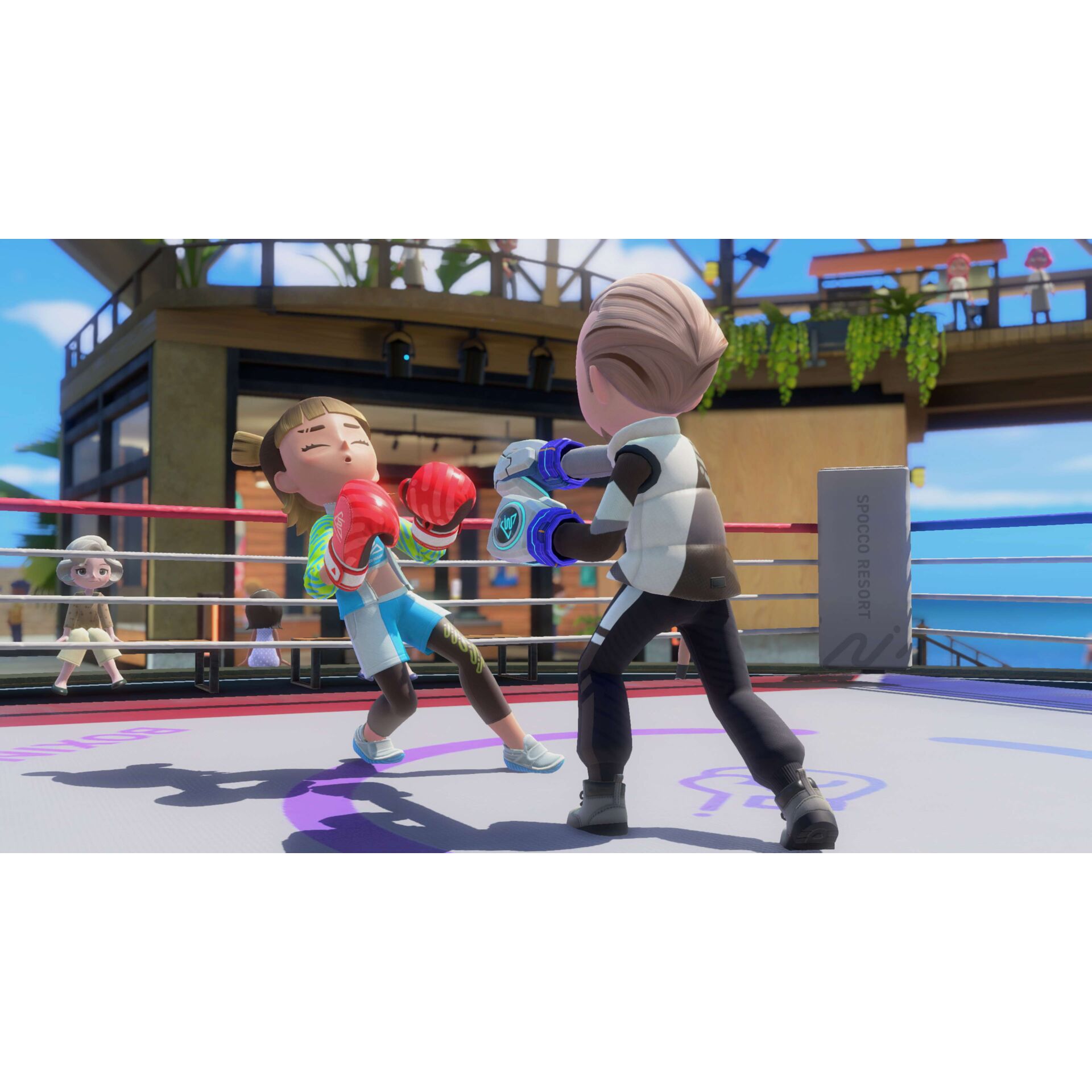 Boxing, Boxing ring, Schutzhandschuhe, Athletisch, Animation