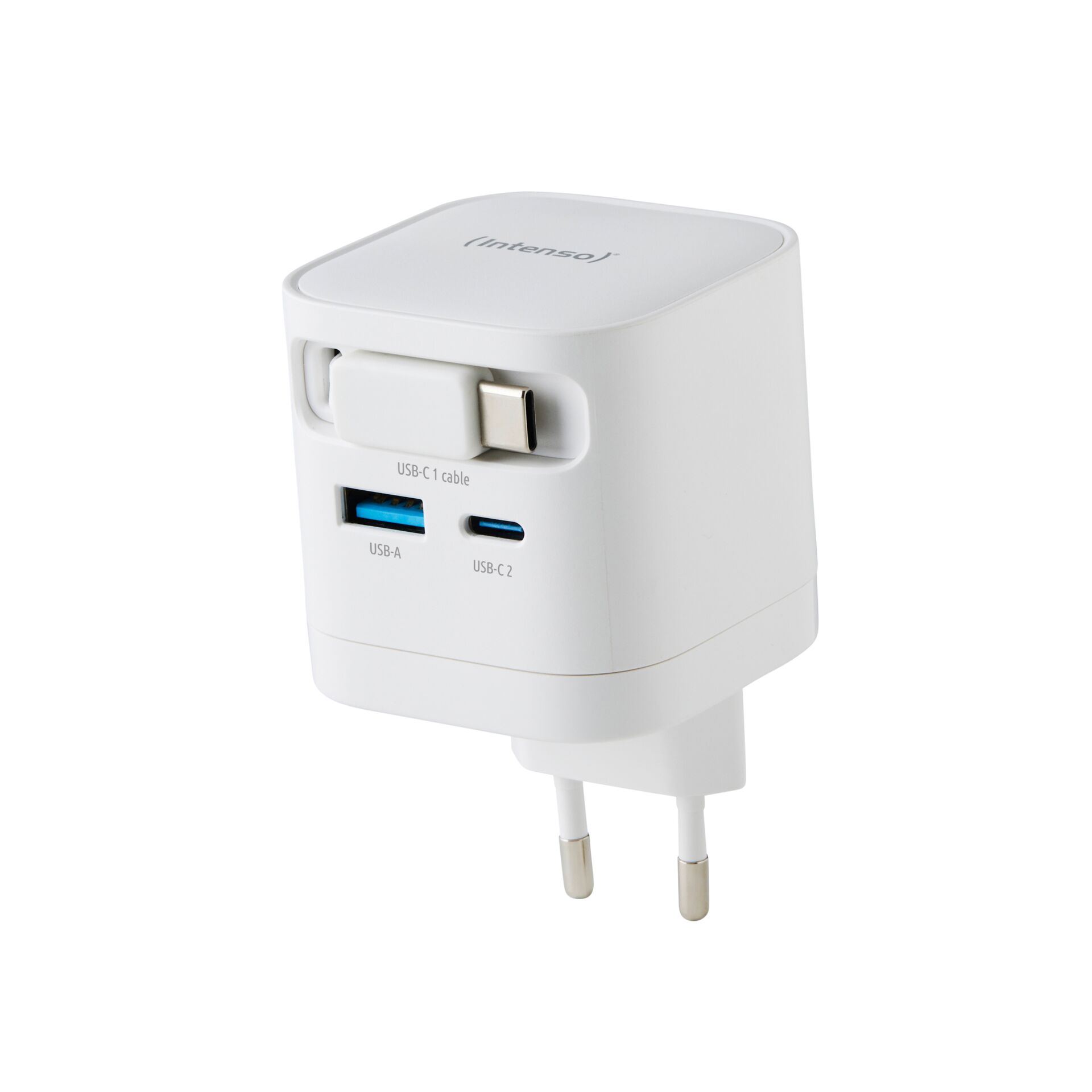 USB Charger, USB-C, USB-A, EU Plug, Wandadapter